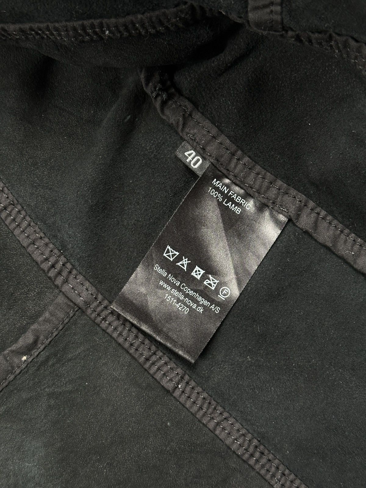 If Six Was Nine Vintage Stella Nova Black Lamb Leather Minimal Jacket Size S / US 4 / IT 40 - 12 Thumbnail