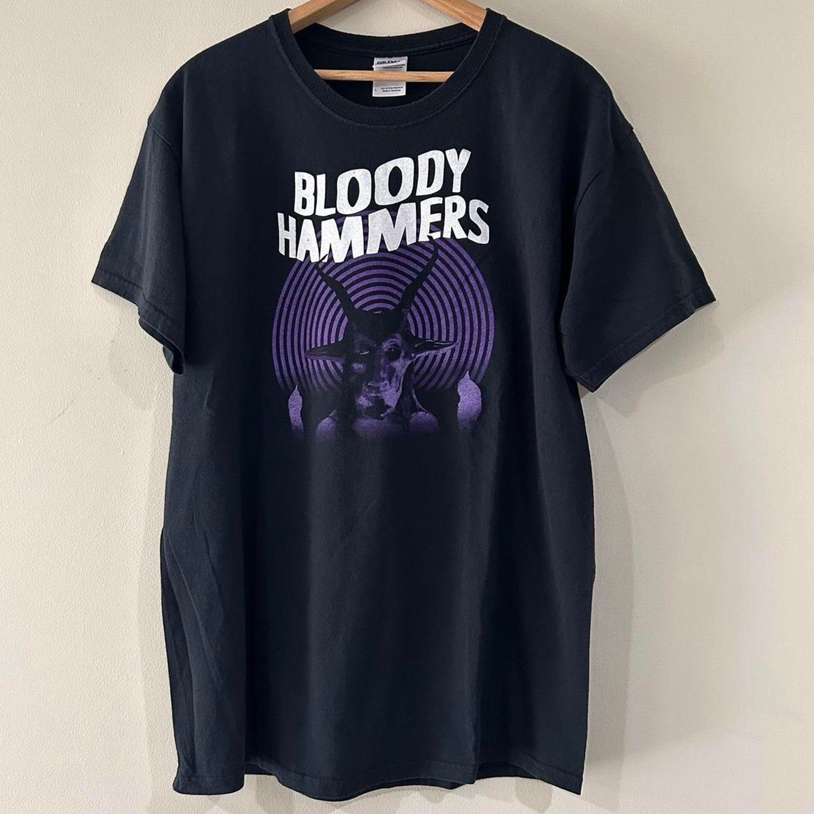 Gildan Bloody Hammers Rock Band Shirt Size US L / EU 52-54 / 3 - 1 Thumbnail