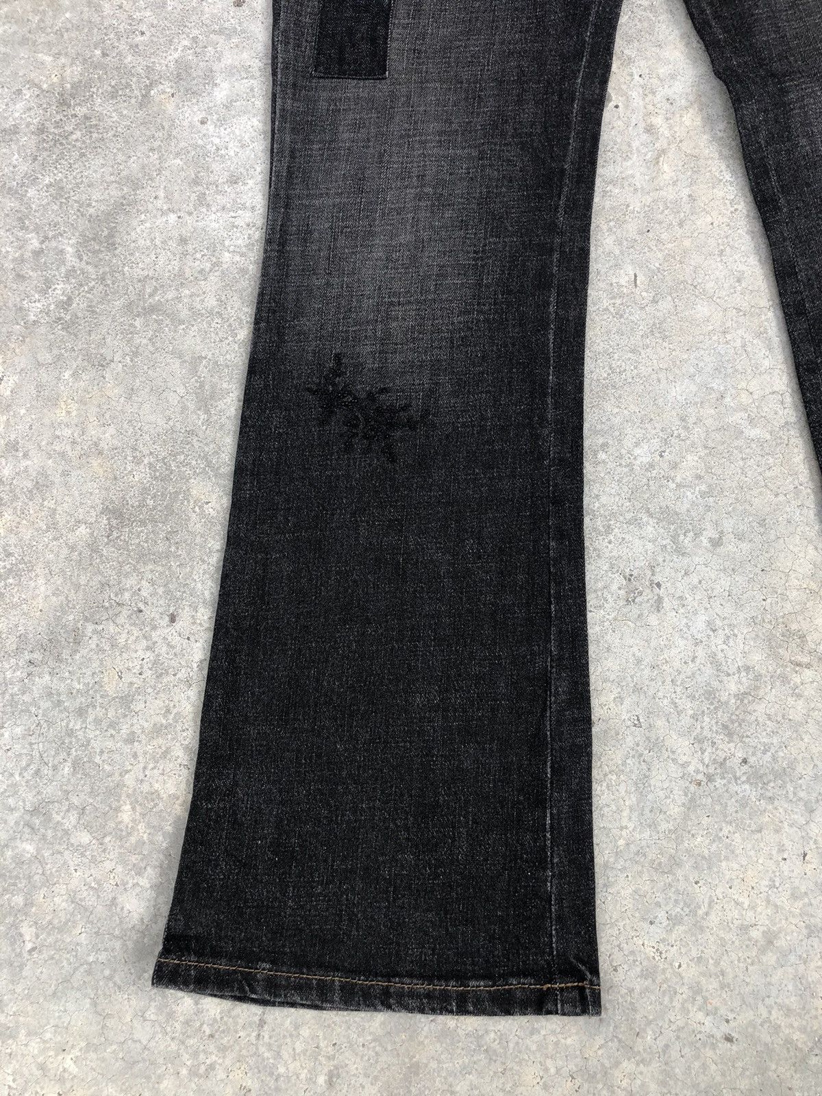 Lauren Ralph Lauren Japanese Lauren Flared Jeans Patchwork Size US 29 - 4 Thumbnail