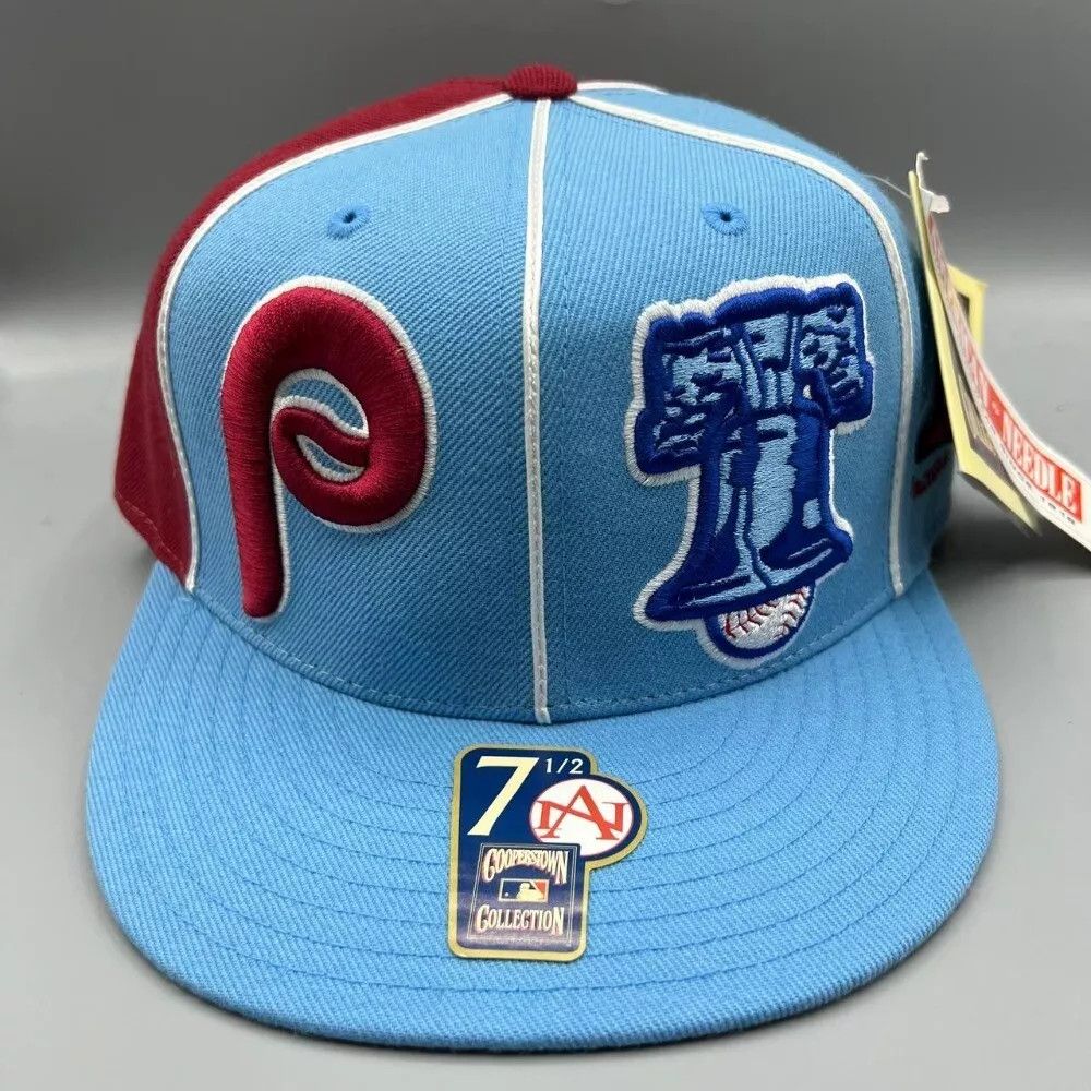 American Needle × Vintage Philadelphia Phillies Hat Men 7 1/2 American Needle Fitted Size ONE SIZE - 1 Thumbnail