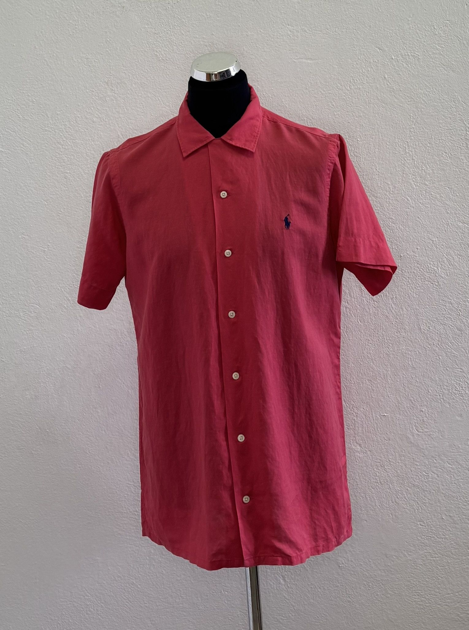 Polo Ralph Lauren Polo Ralph Lauren Red Linen shirt Medium Size US M / EU 48-50 / 2 - 1 Thumbnail
