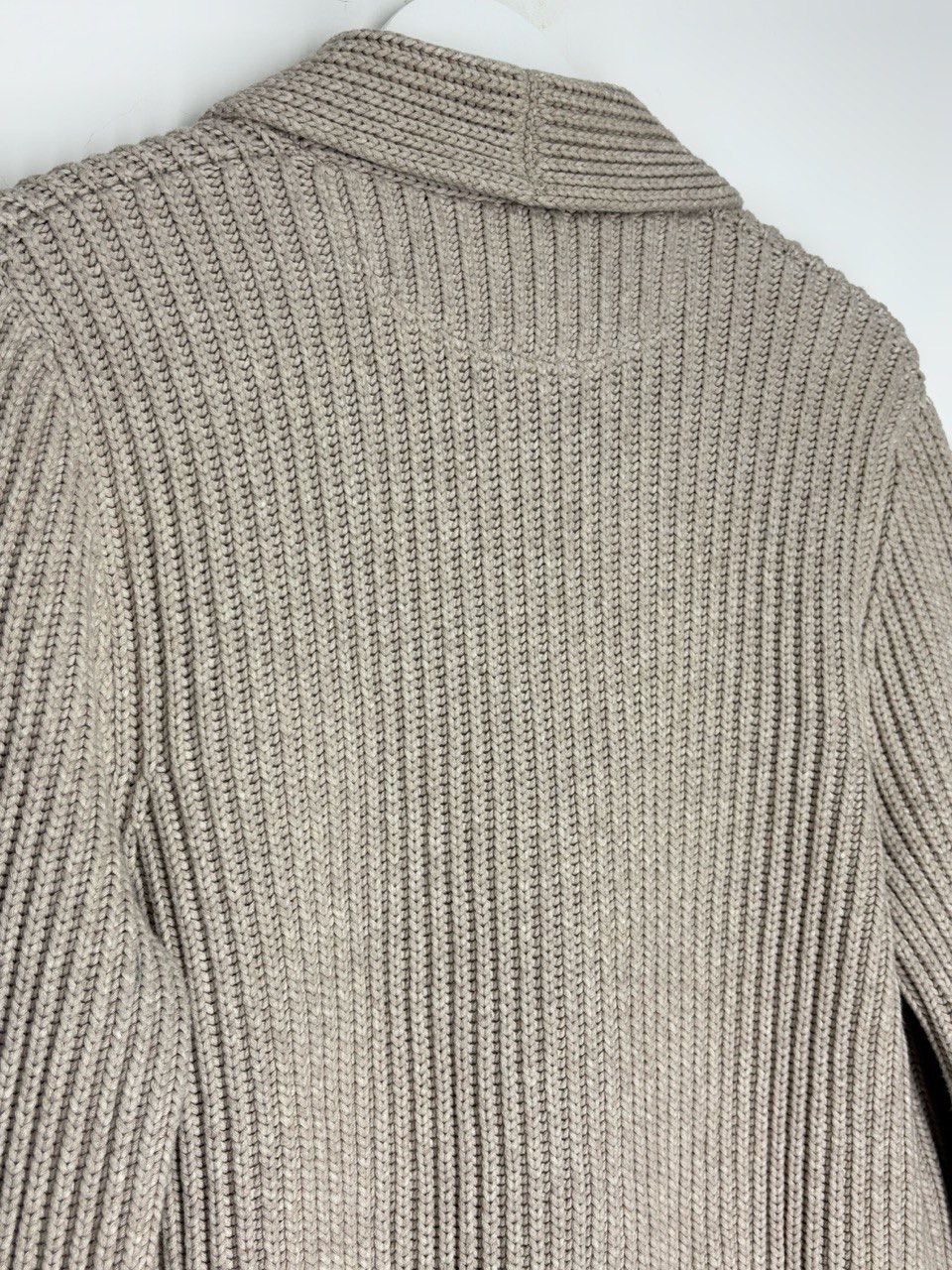 Brunello Cucinelli Brunello Cucinelli Shawl Collar Cardigan Cotton Knit Sweater Size US L / EU 52-54 / 3 - 5 Thumbnail