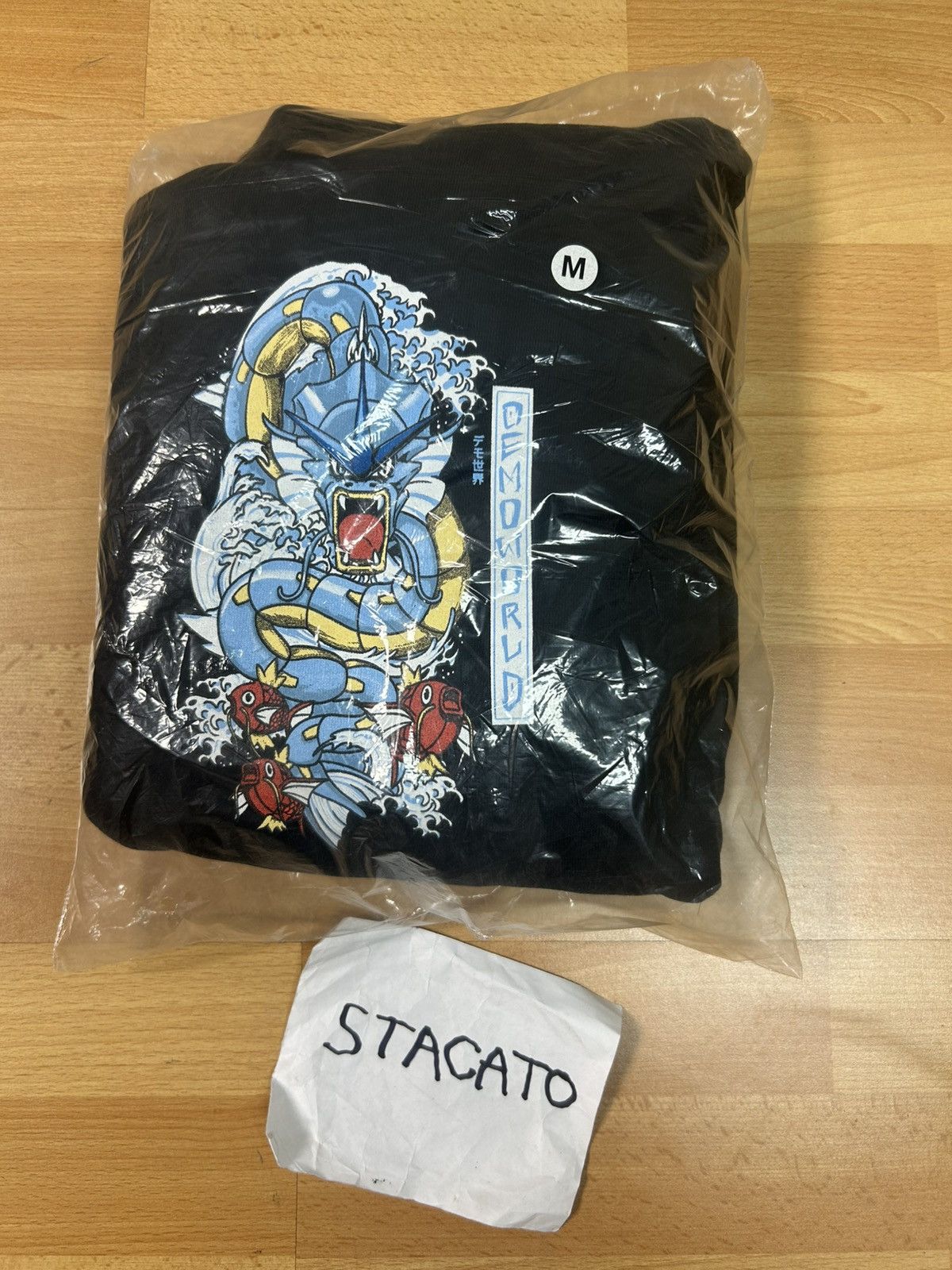 Japanese Brand × Pokemon Demo World Gyarados Hoodie Black Size US M / EU 48-50 / 2 - 2 Thumbnail