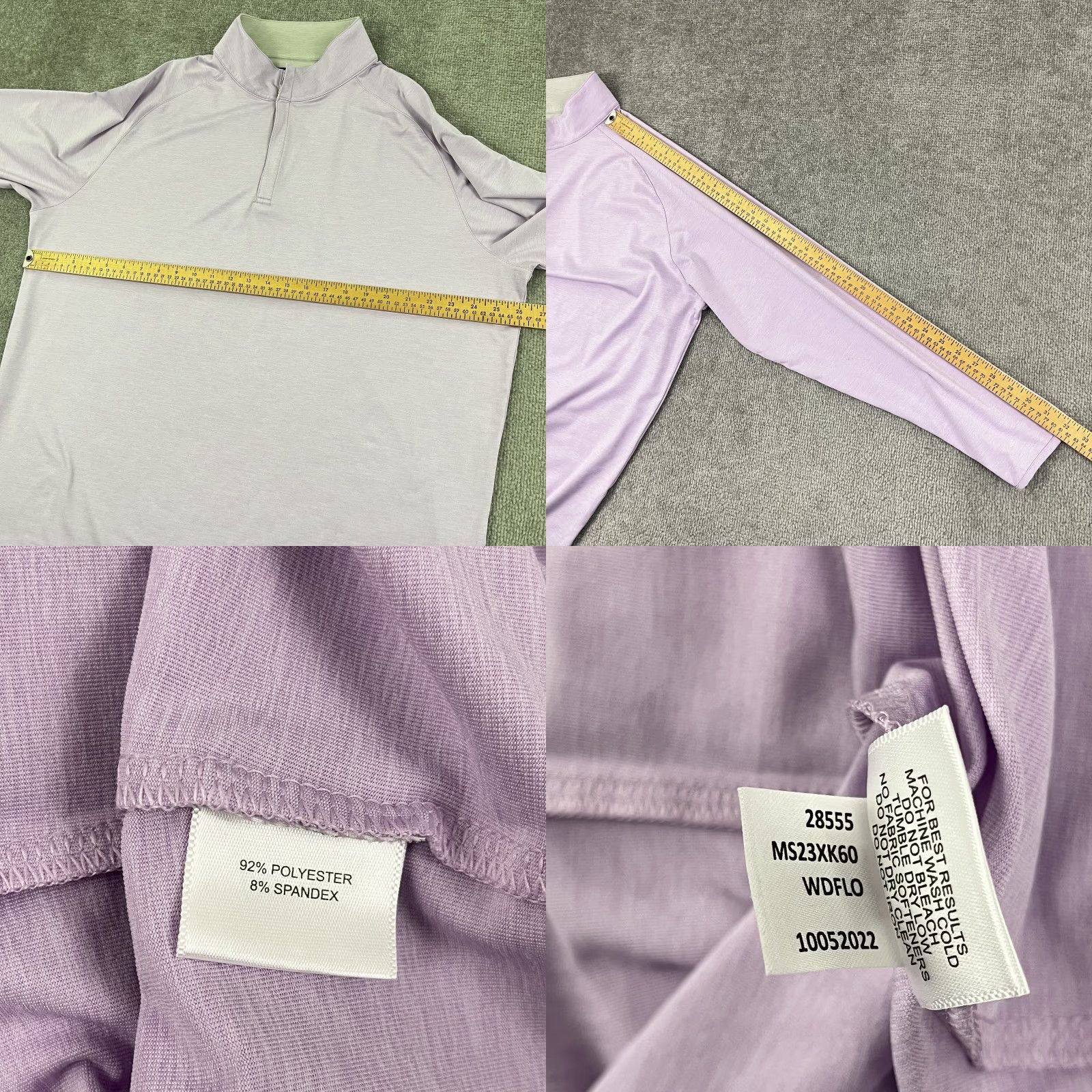 Peter Millar Peter Millar Stealth Performance Quarter Zip Pullover Mens 2XL Purple Golf Jacket Size US XXL / EU 58 / 5 - 8 Thumbnail