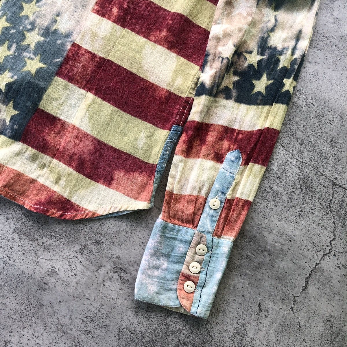 Denim & Supply Ralph Lauren × Polo Ralph Lauren × Vintage Ralph Lauren Denim Supply Military American Flag Size S / US 4 / IT 40 - 5 Thumbnail