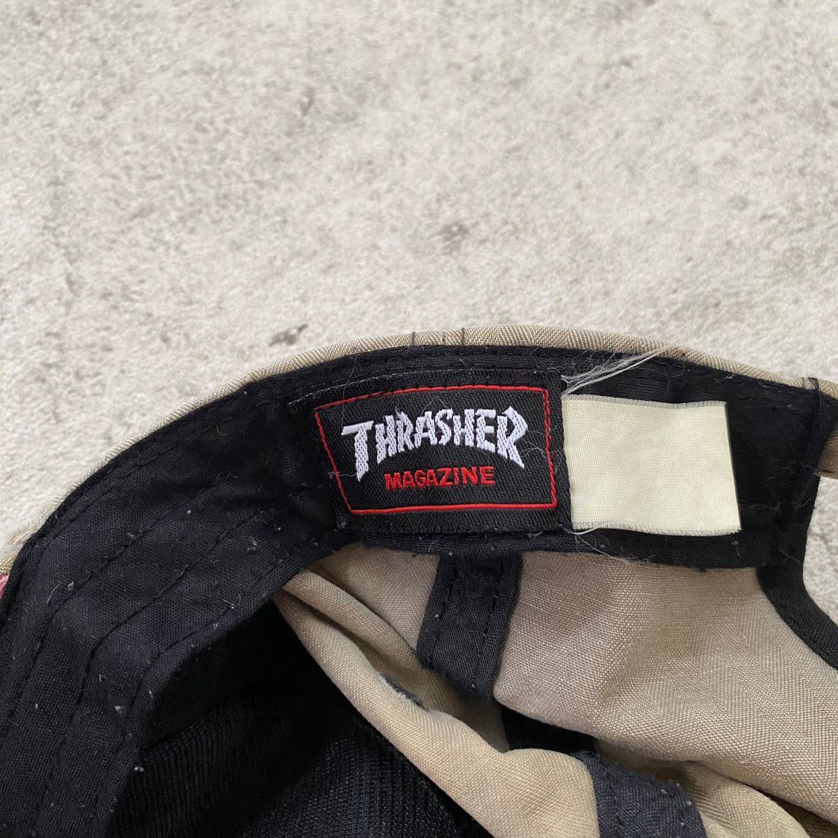 Thrasher × Vintage Thrasher Hat Og Vintage Embroidery Logo Size ONE SIZE - 4 Thumbnail