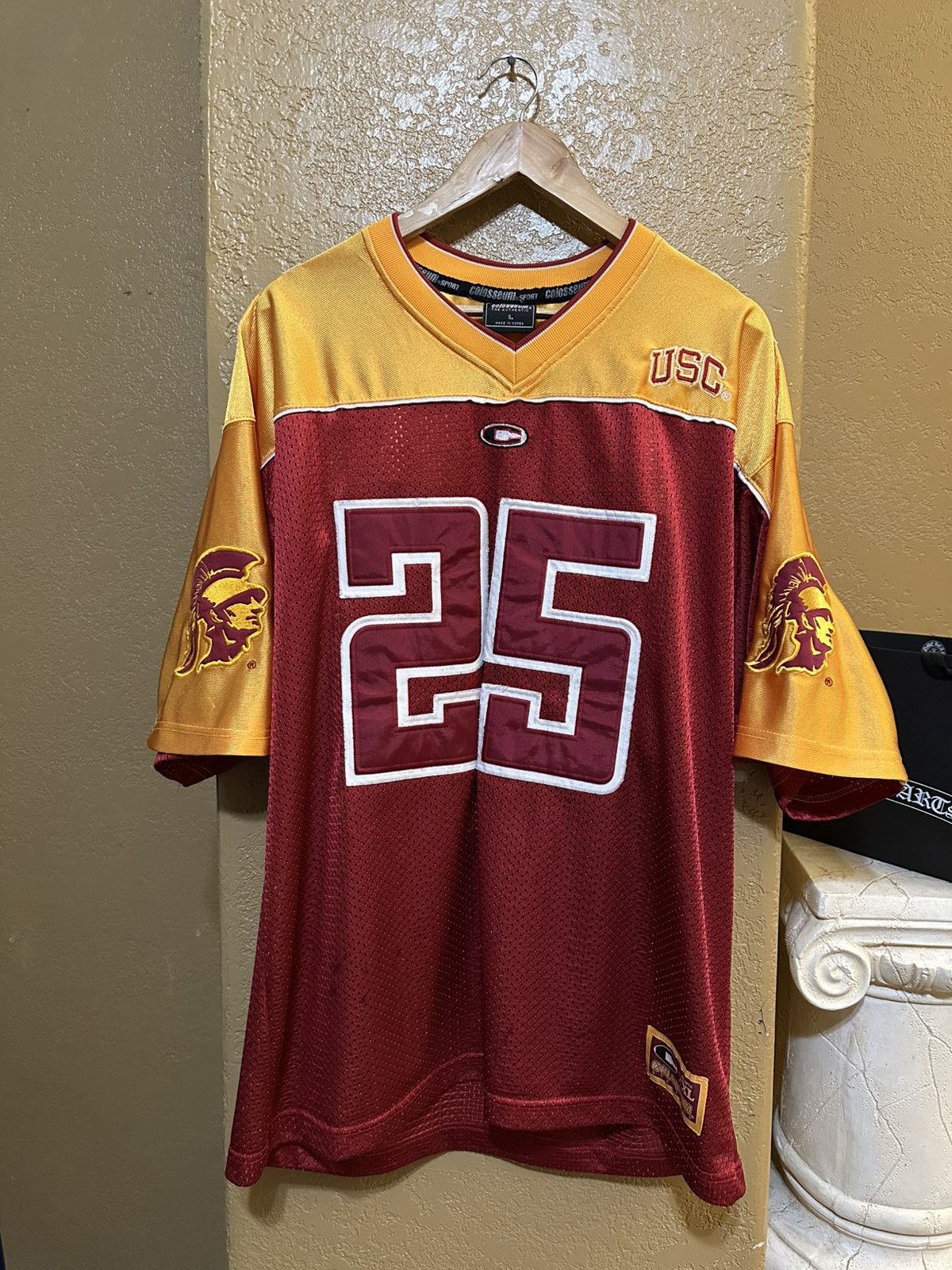 Vintage 📌 Vintage USC Trojans Football College Jersey large Size US L / EU 52-54 / 3 - 1 Thumbnail