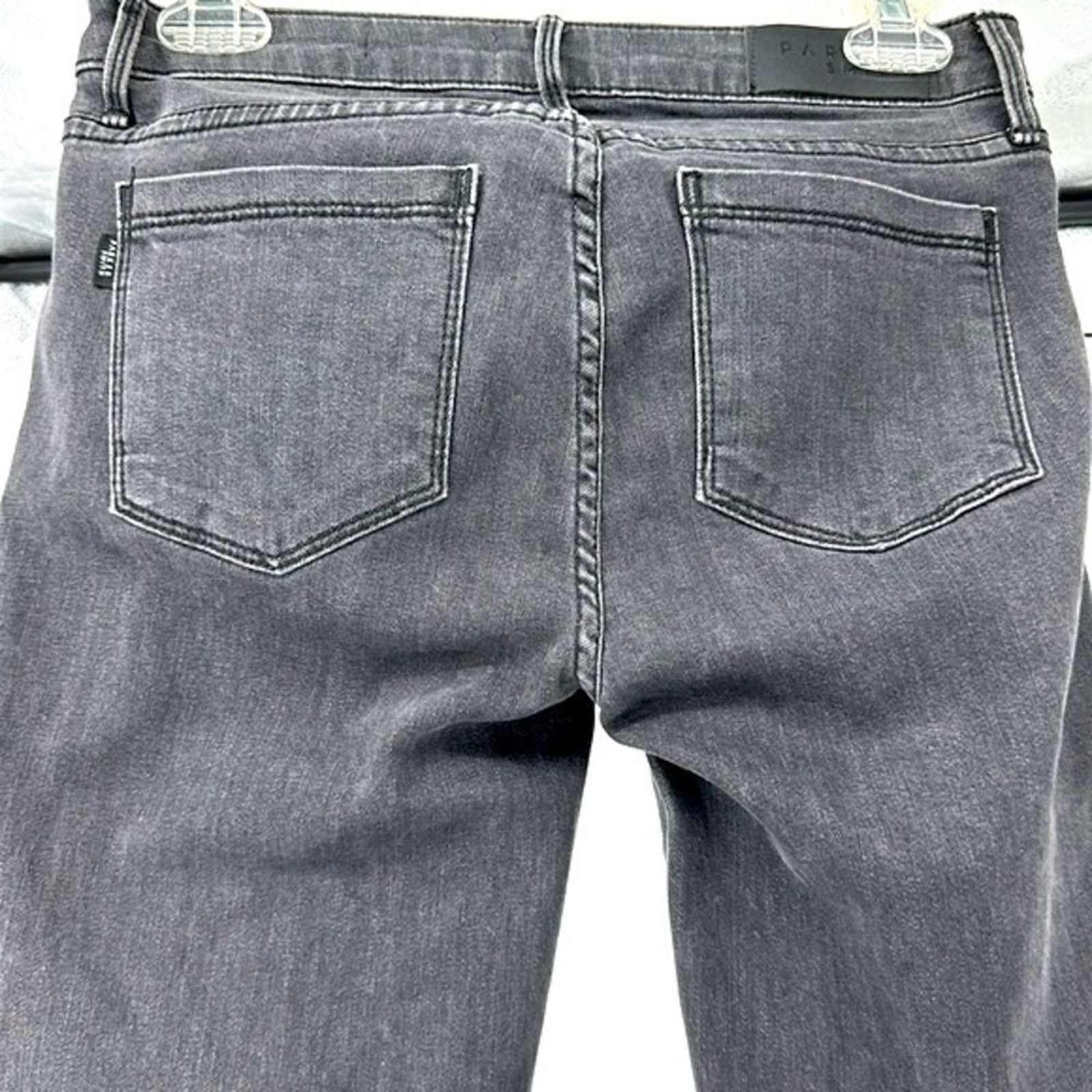 & Other Stories PARKER SMITH 26 Skinny Jeans Raw Step Hem Star Studded Crop Size 26" / US 2 / IT 38 - 8 Thumbnail