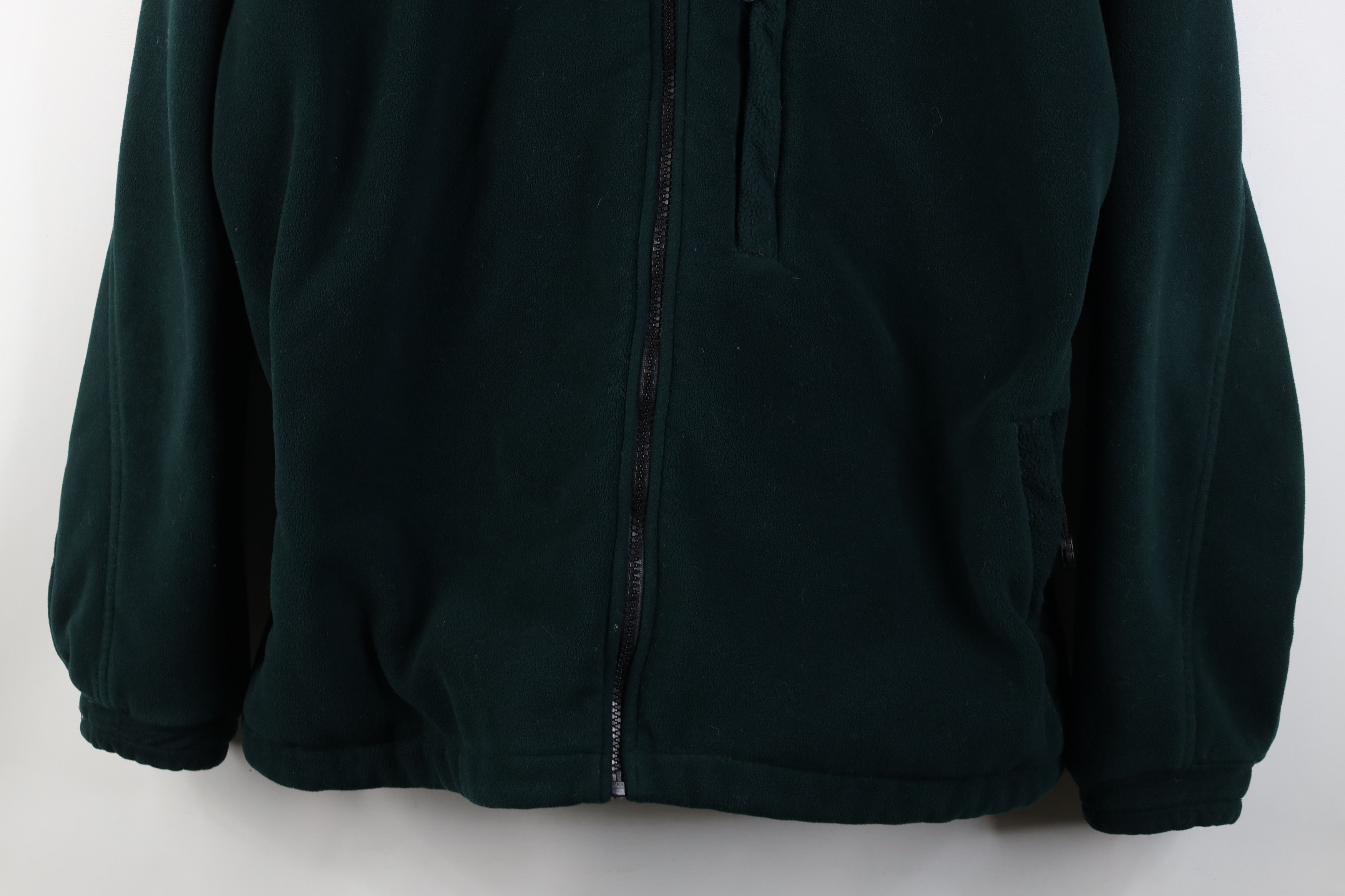 Cabelas Vintage 90s Cabelas Heavy Polartec Fleece Zip Jacket Green Size US XXL / EU 58 / 5 - 3 Thumbnail