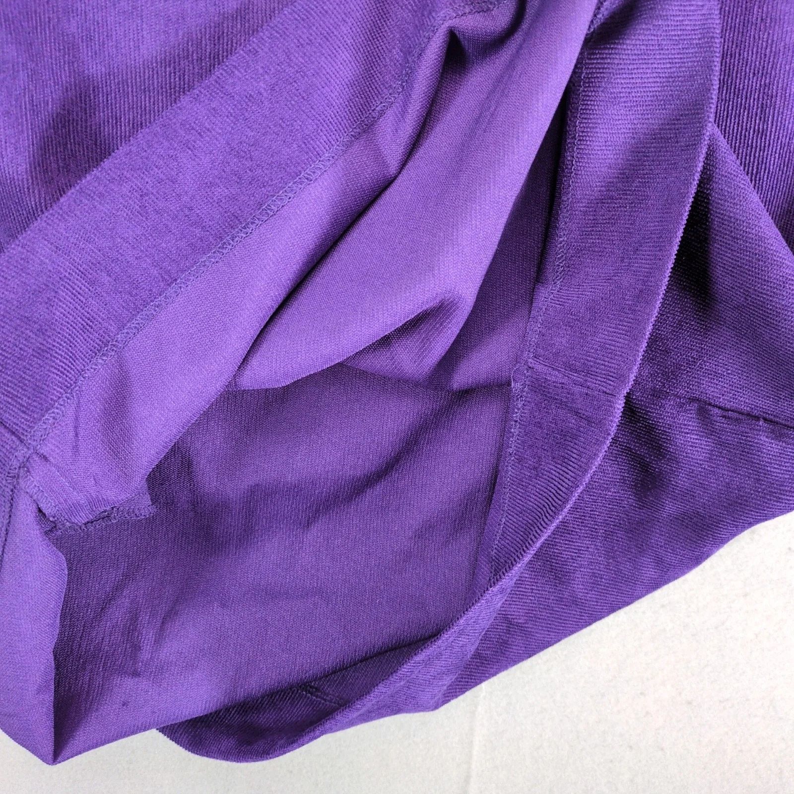 Other NWT Joy Joy Deep Purple Corduroy Shift Dress XS Puff Sleeve Size XS / US 0-2 / IT 36-38 - 10 Thumbnail
