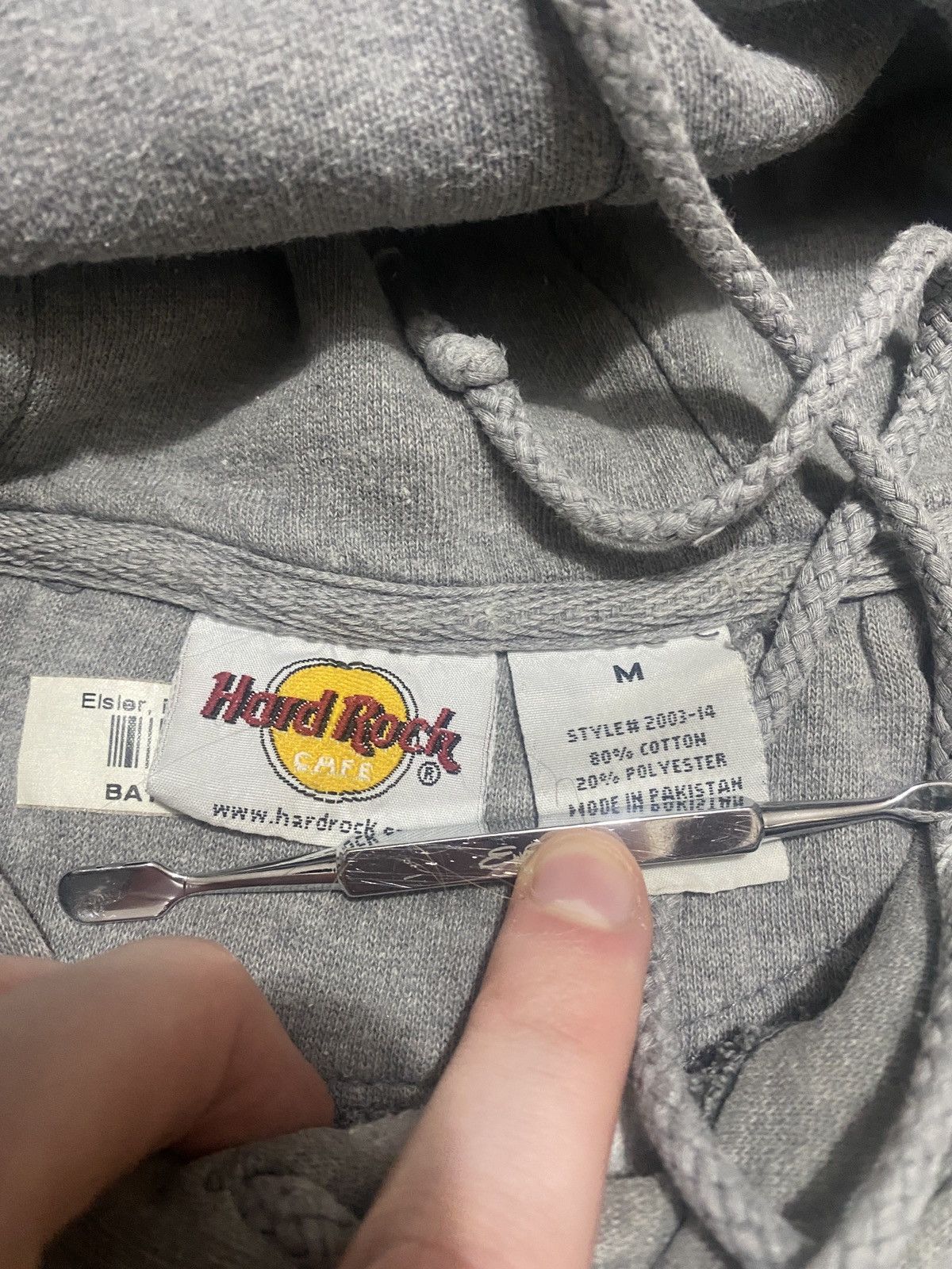 Hard Rock Cafe × Japanese Brand × Vintage Vintage Hard Rock Cafe indianapolis rare Hoodie Sweatshirt Size US L / EU 52-54 / 3 - 2 Thumbnail