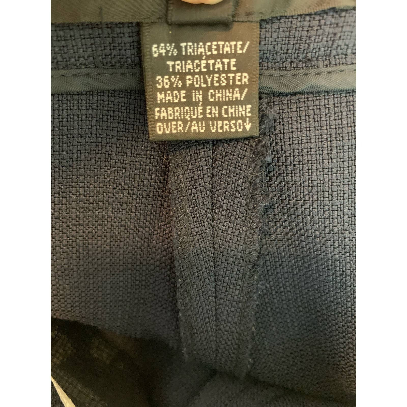 Ellen Tracy Ellen Tracy blue wide leg woven pleated pants size 10 Size 32" / US 10 / IT 46 - 4 Thumbnail