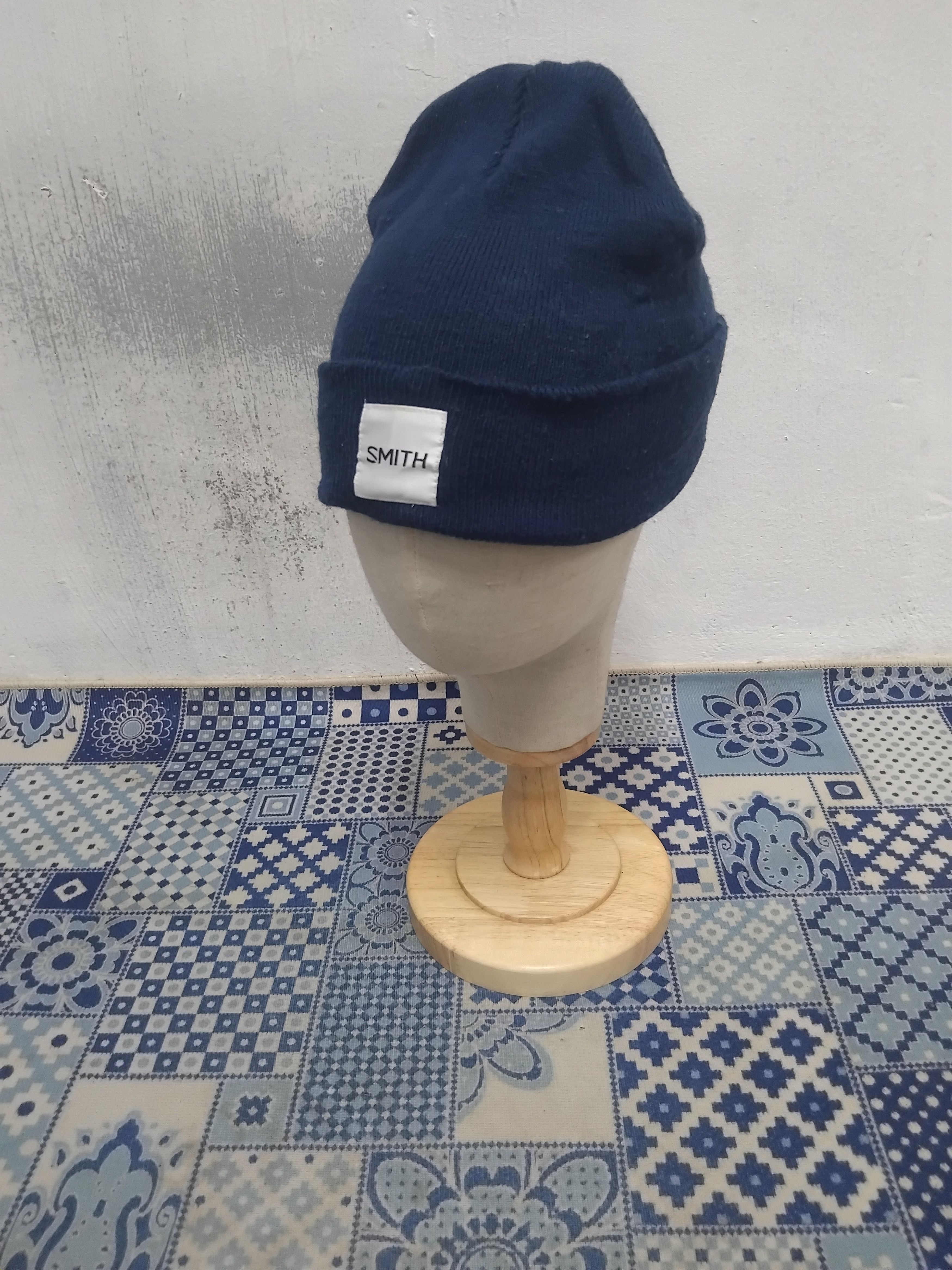 Japanese Brand Smith blue colour streetwear beanie Size ONE SIZE - 3 Thumbnail