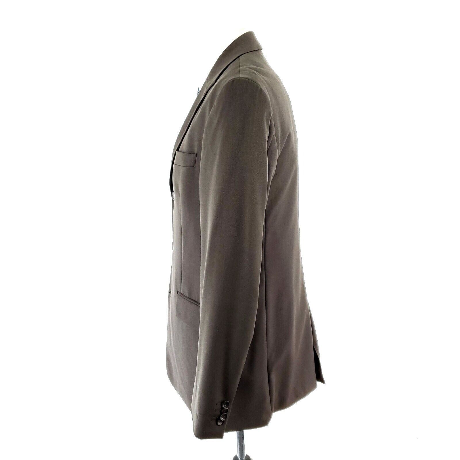 Banana Republic Banana Republic Wool 3 Button Blazer 38R Beige Green Size 38R - 4 Thumbnail