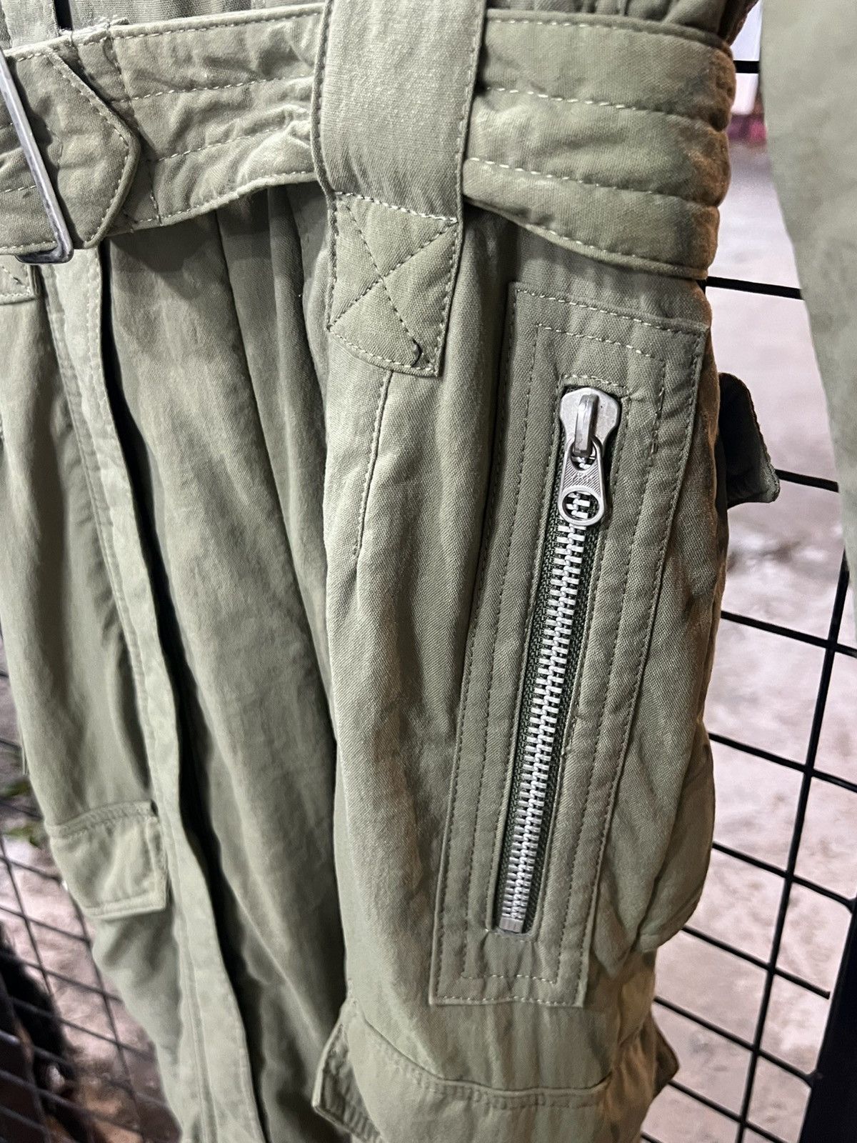 Japanese Brand JIRO Japan brand Military jumpsuits army green Size US 31 - 5 Thumbnail