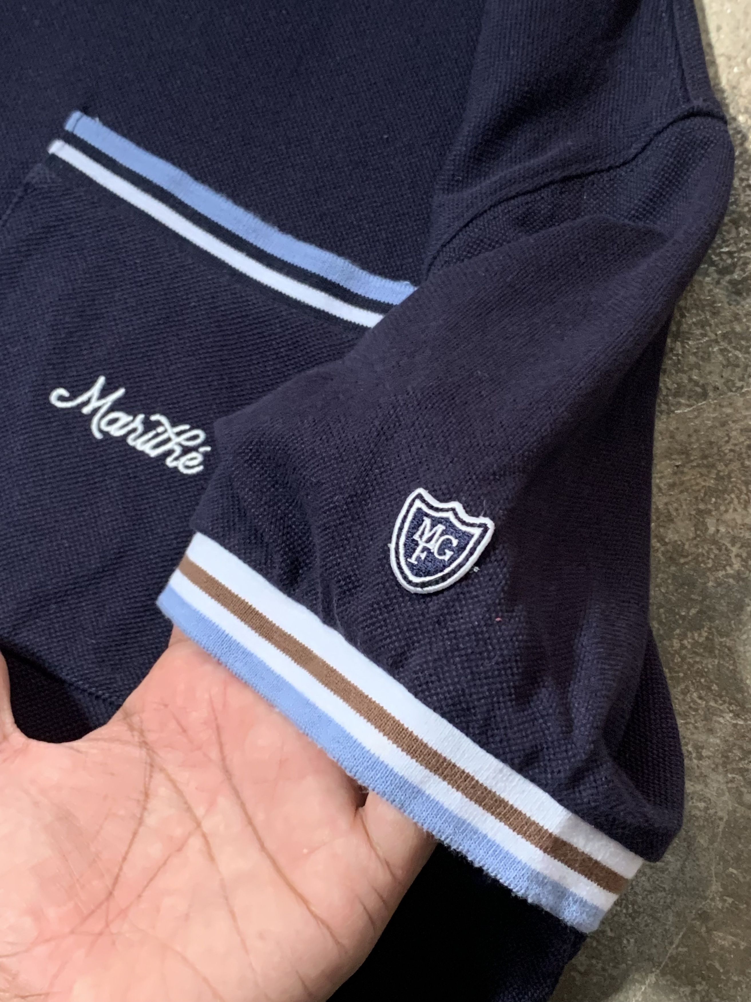 Marithe + Francois Girbaud Marithe Francois Gibraud Polo Zipper Shirt Size US L / EU 52-54 / 3 - 6 Thumbnail