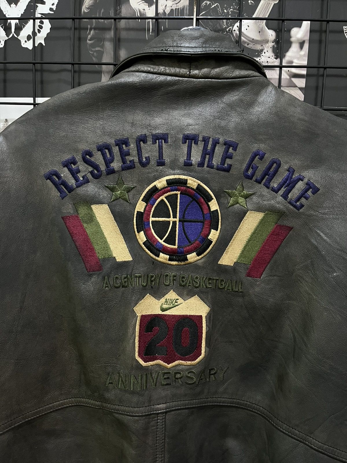 Nike Leather Jacket 20th Anniversary Limited Edition Size US XL / EU 56 / 4 - 3 Thumbnail
