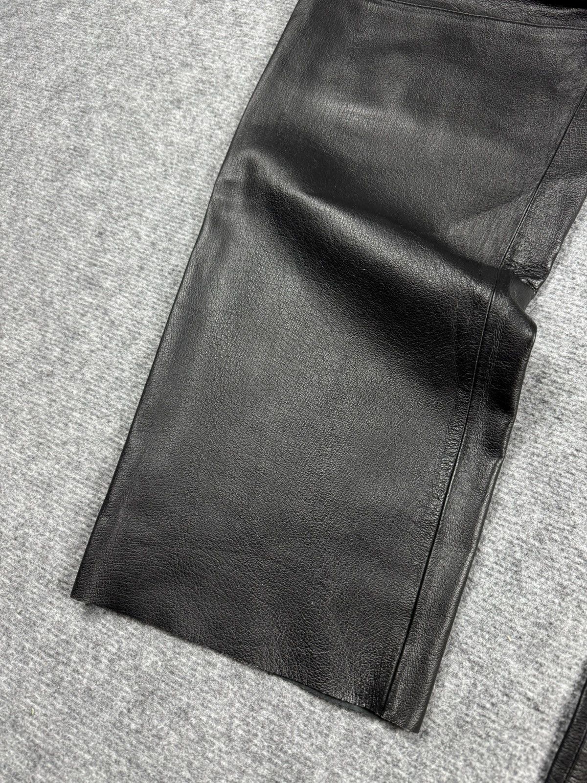 Alternative avant garde leather pants