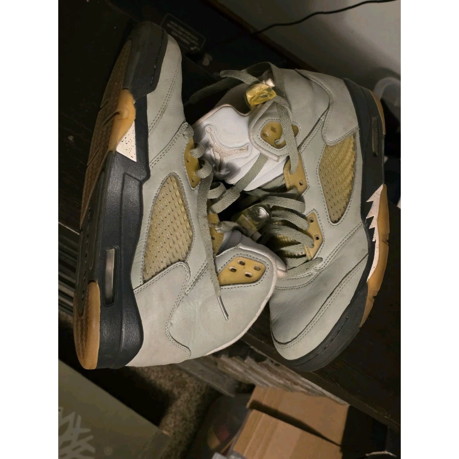Jordan Brand Jordan Air Jordan 5 Jade Horizon 2022 Sneaker Mid Top Men 9 Green DC7501-300 Size US 9 / EU 42 - 2 Thumbnail