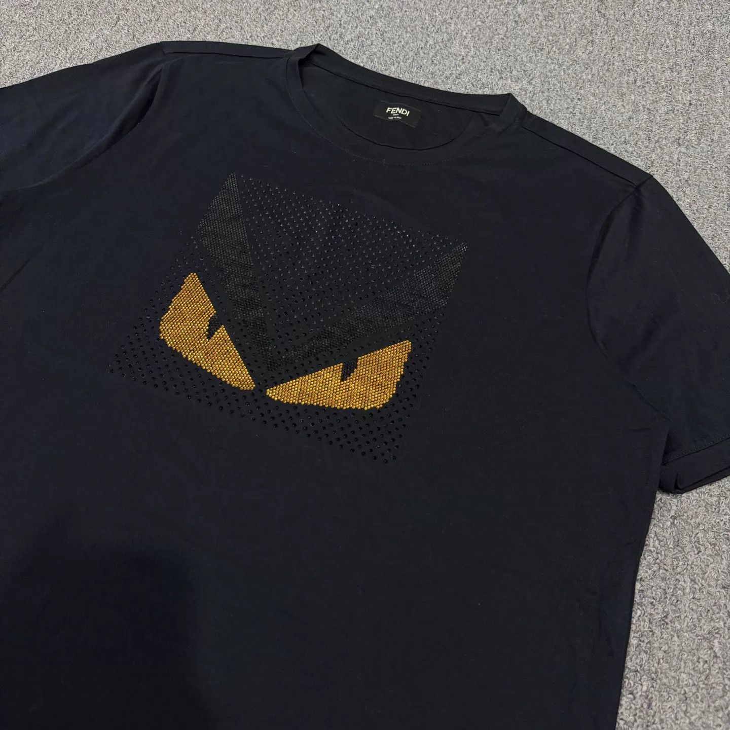 Fendi Fendi Little Devil Black Short Sleeve 52 99 New Size US L / EU 52-54 / 3 - 3 Thumbnail