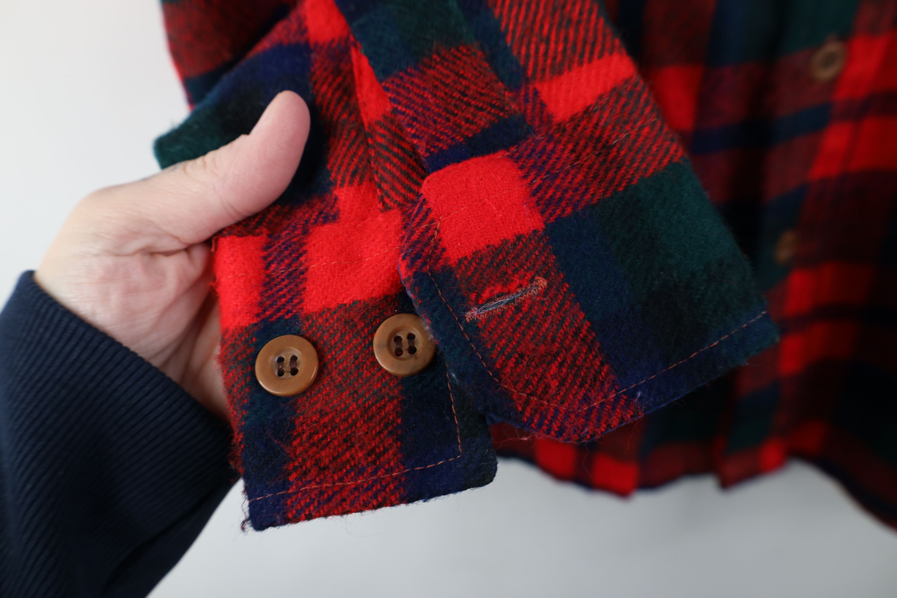 Vintage Vintage 70s Streetwear Button Shirt Jacket Jac Shirt Plaid Size US M / EU 48-50 / 2 - 4 Thumbnail