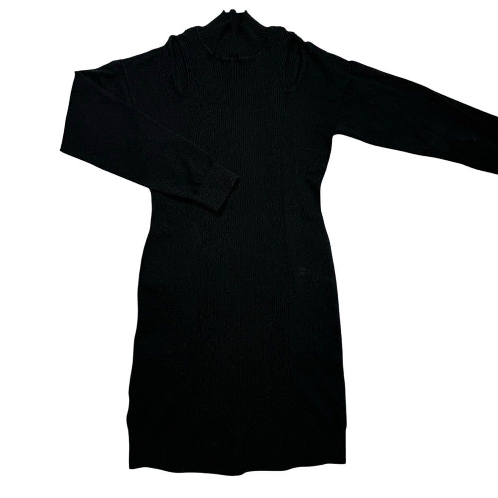Other BCBGeneration Long Sleeve Mock Neck Shoulder Cut Out Black Size M / US 6-8 / IT 42-44 - 6 Thumbnail