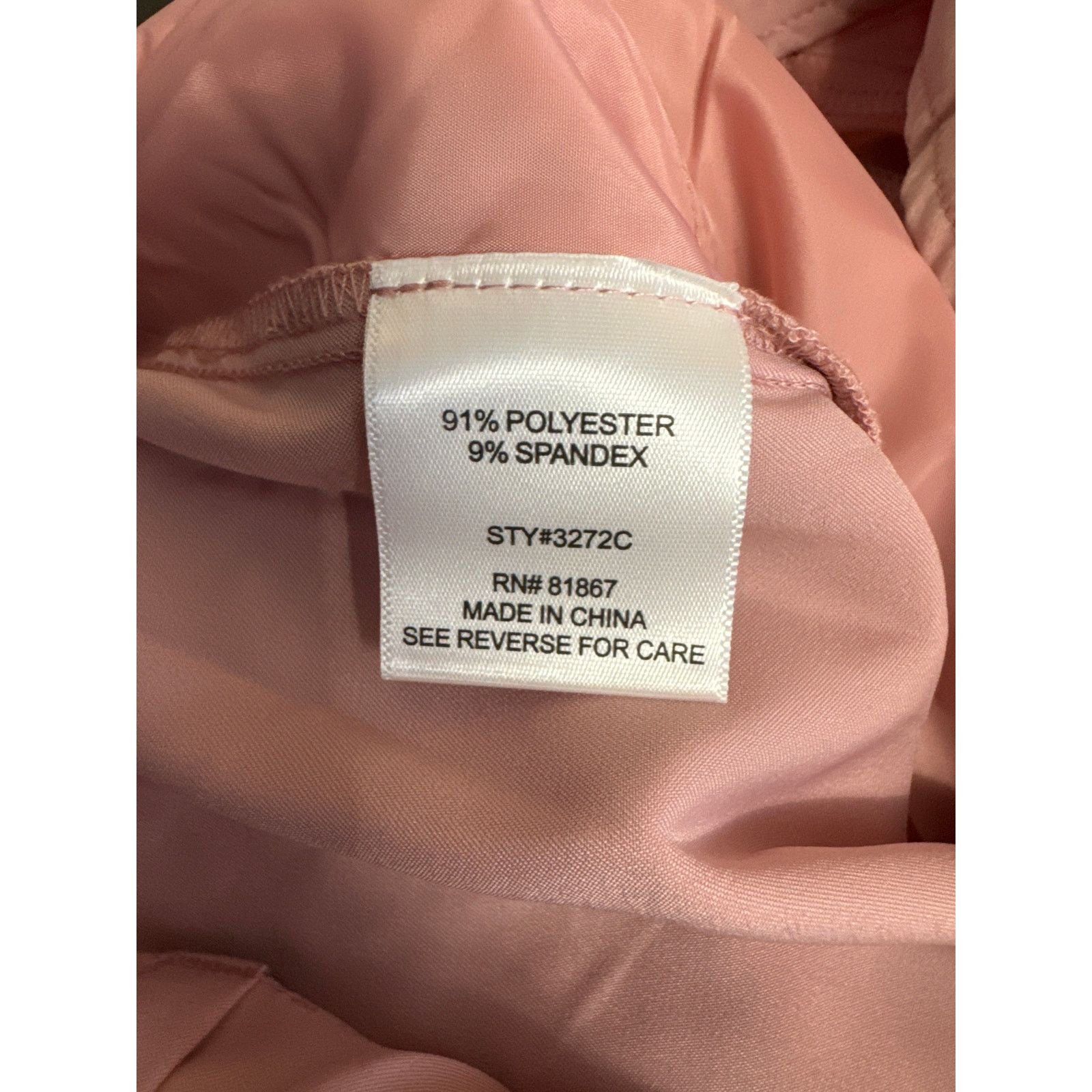 Other NWT Blue Sol Women's Satin Glitz Button Flare Pants Size 12 Size 34" / US 12 / IT 48 - 4 Thumbnail