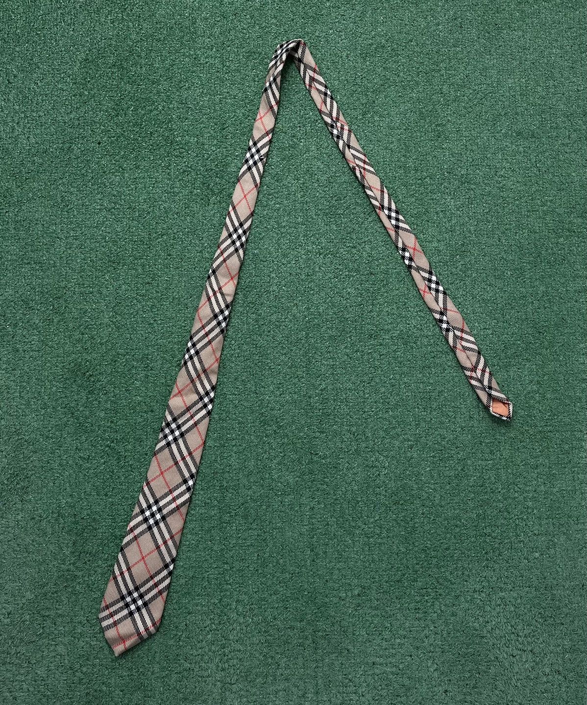 Burberry Burberry Wool Tie Vintage Size ONE SIZE - 3 Thumbnail