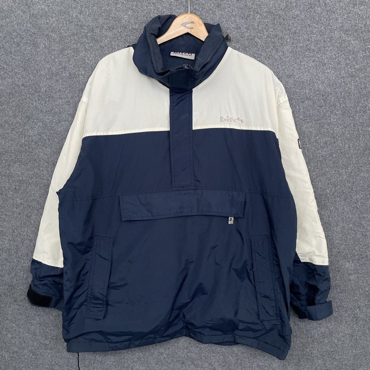 Girl Skateboards × Shorty's Skateboards × Vintage Vintage 1990s Bitch Skateboards Anorak Jacket Size US XL / EU 56 / 4 - 1 Thumbnail