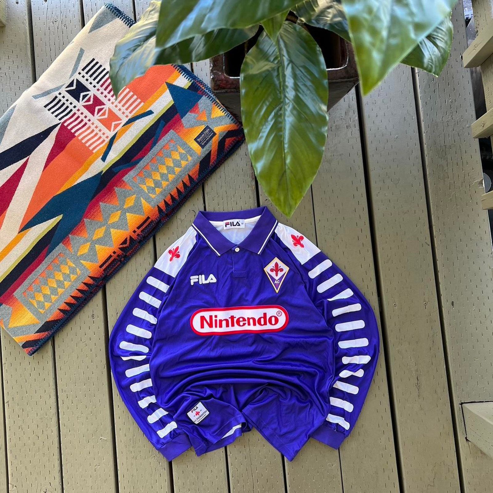 Fila × Nintendo Fila Fiorentina Florence Italy '98 Soccer Purple