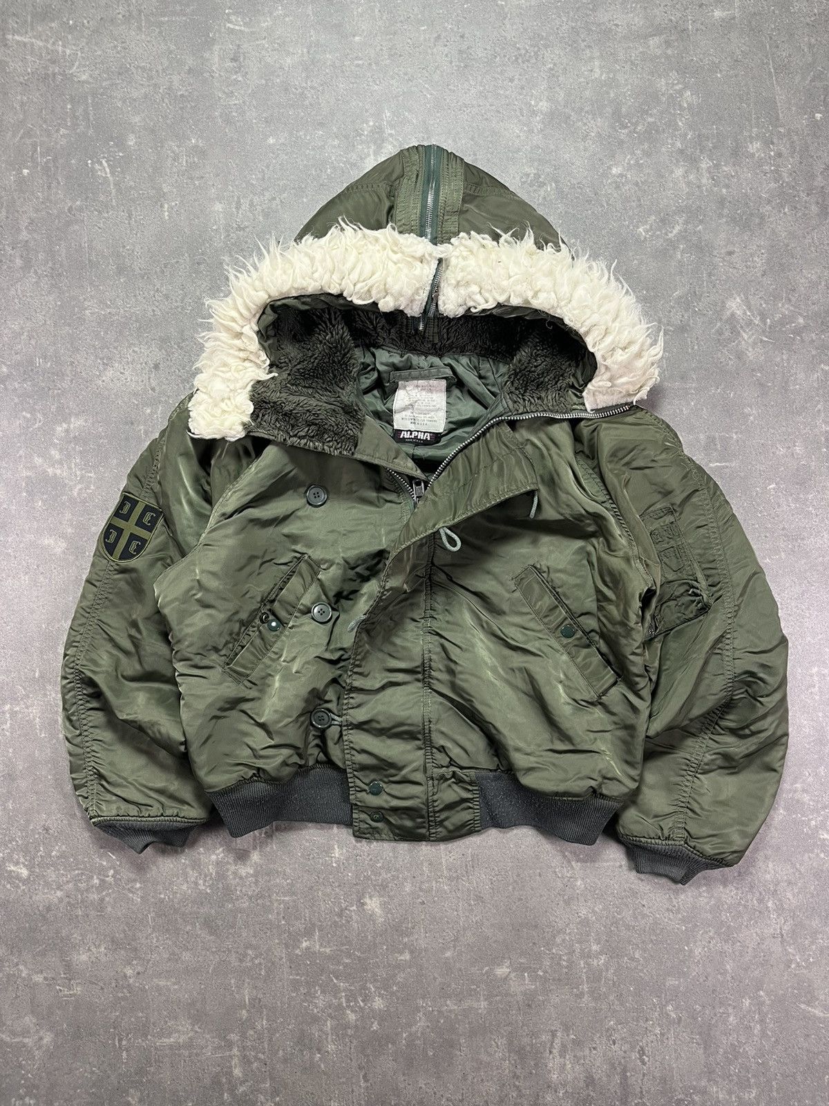 Alpha Industries × Vintage Vintage AlphaIndustries N-2B Fur