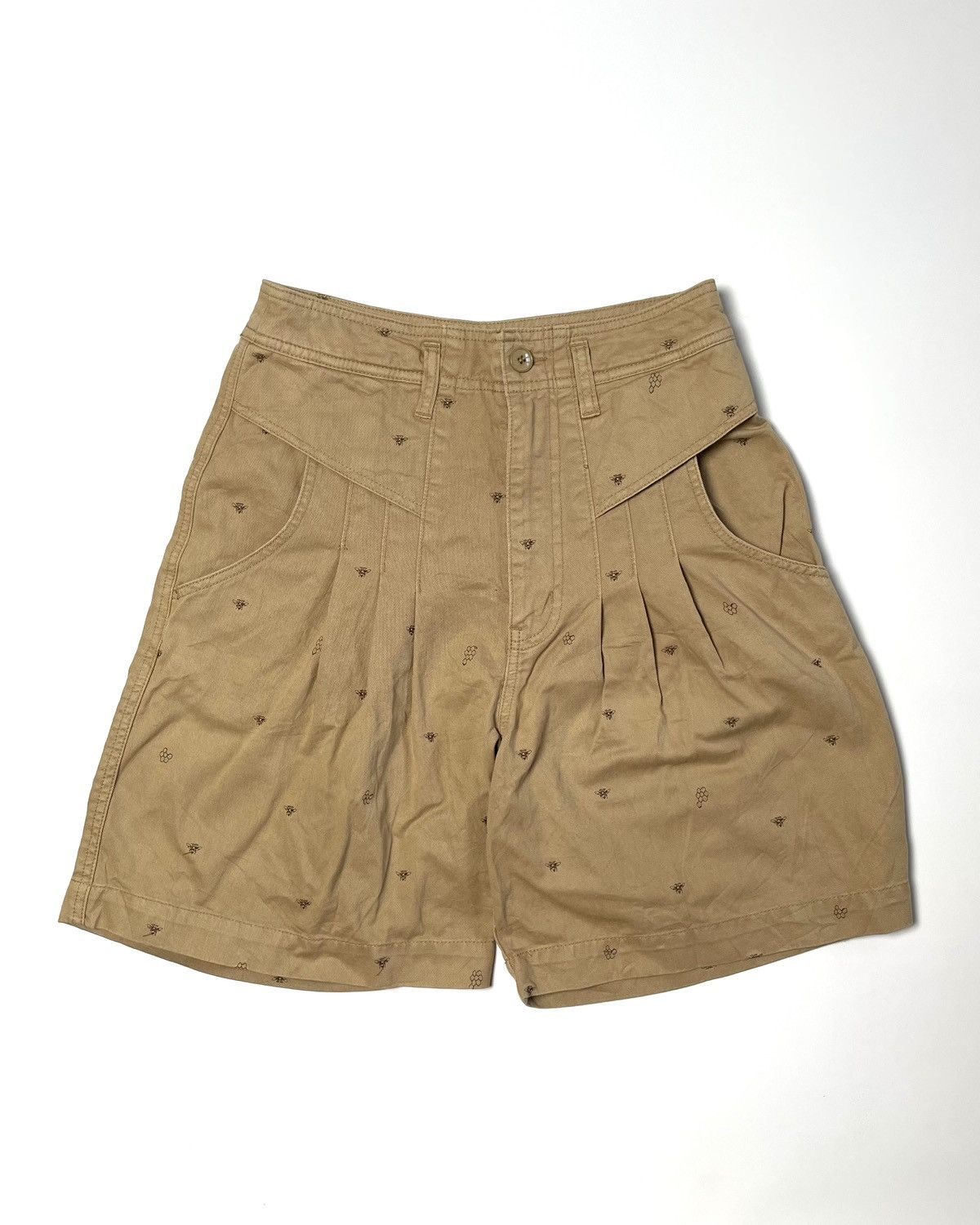 Issey Miyake Ne-Net By Issey Miyake Beige Short Pants Size US 29 - 1 Thumbnail
