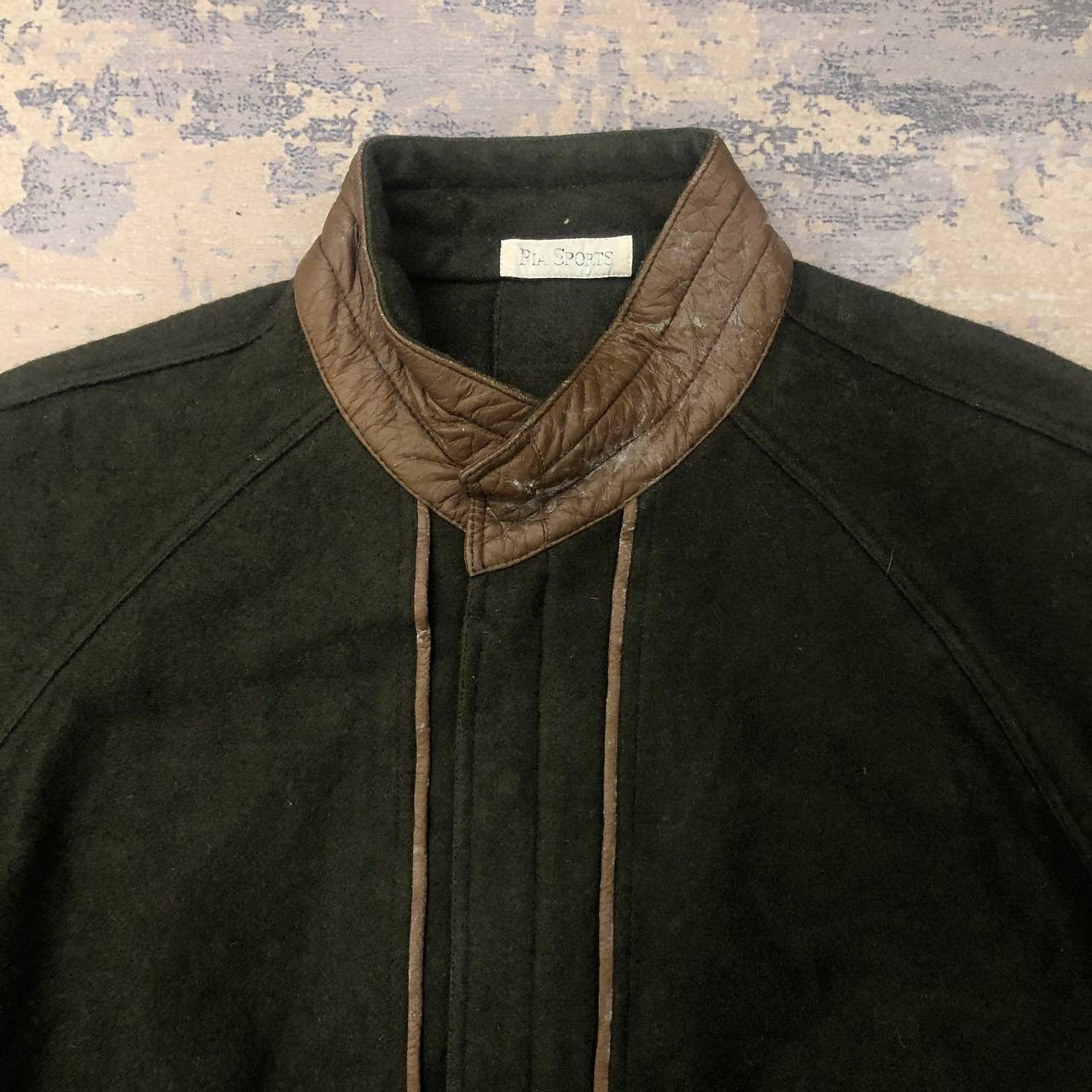 Japanese Brand × Vintage Y691. PIA SPORTS WOOL BOMBER JACKET Size US L / EU 52-54 / 3 - 4 Thumbnail