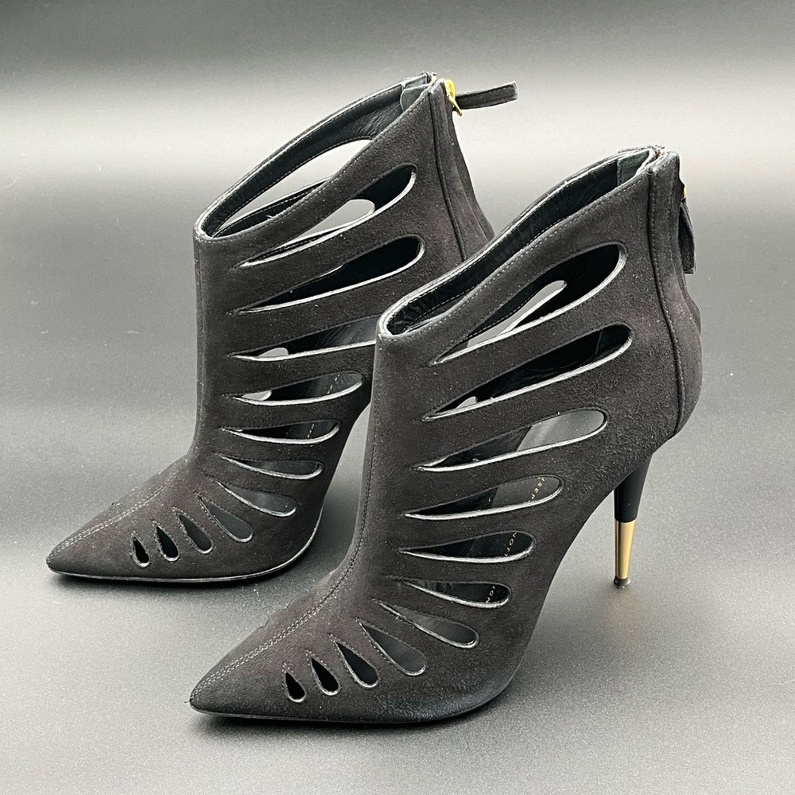 Giuseppe Zanotti Giuseppe Zanotti Black Ester Camoscio 110 Nero Pumps Heels Size US 9.5 / IT 39.5 - 2 Thumbnail
