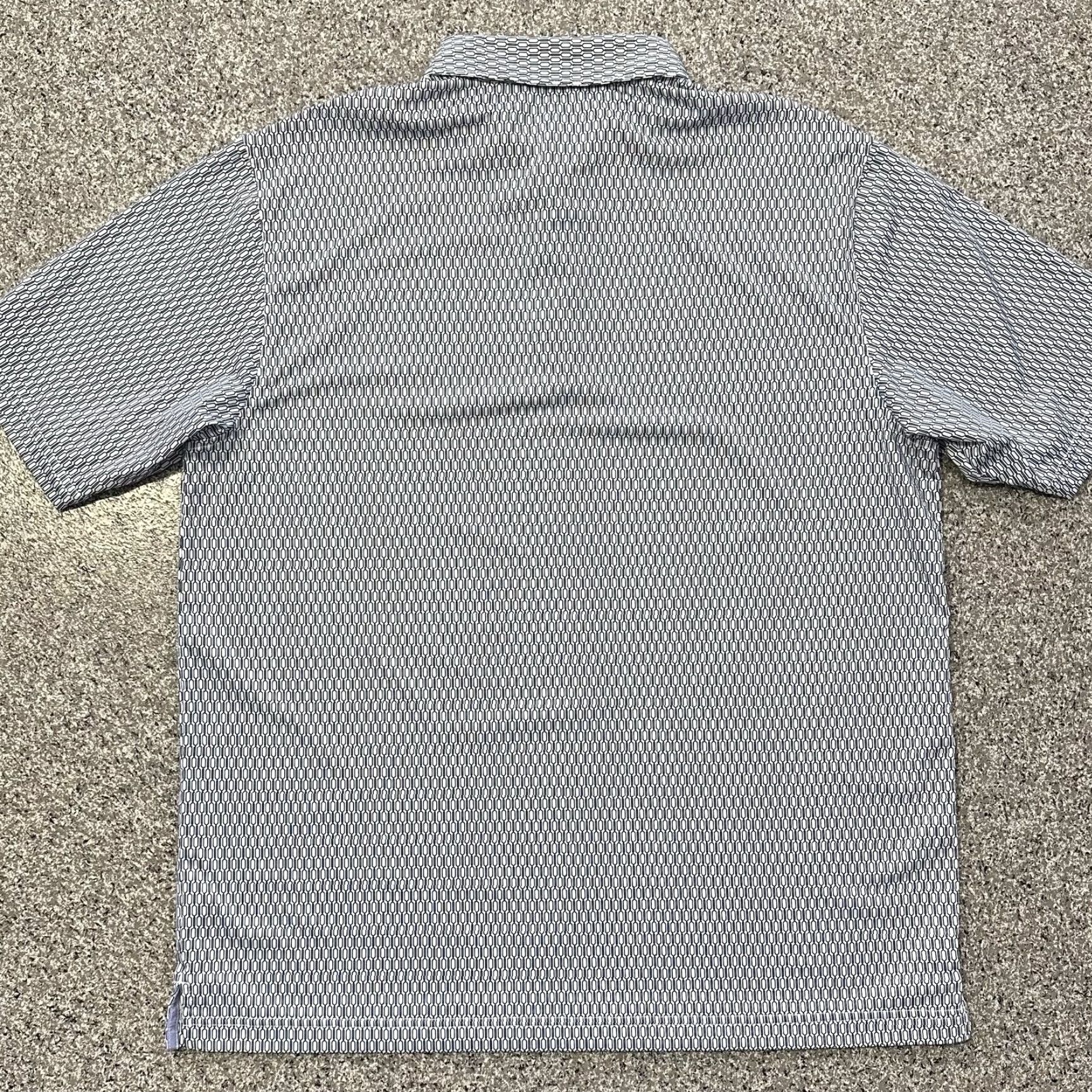 Vintage Nike Walter Hagen Polo Shirt Mens L Geometric Short Sleeve Collared Polyester Spandex Stretch Size US L / EU 52-54 / 3 - 7 Thumbnail