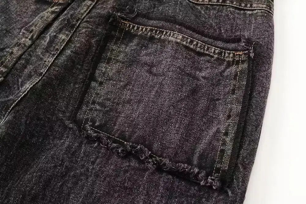 Japanese Brand Opium Black Tassel Striped jeans Size US 30 / EU 46 - 7 Thumbnail