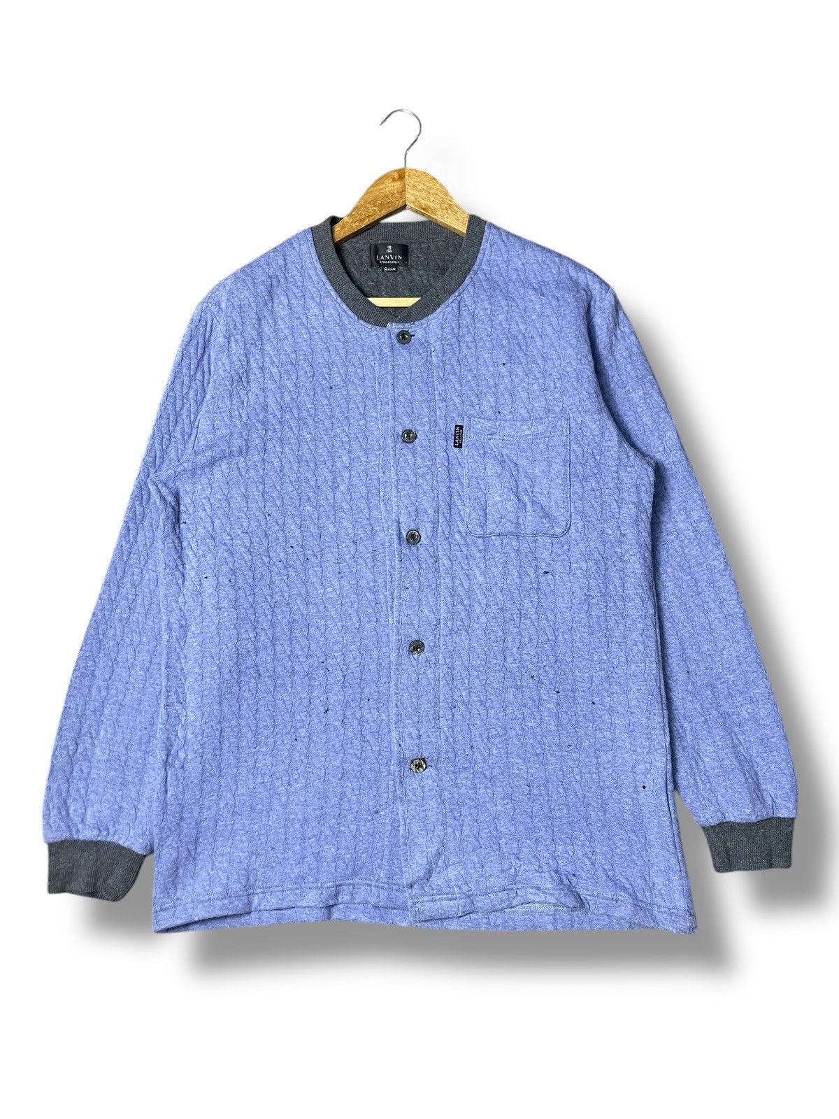 Japanese Brand Lanvin Concelead Button Knitted Cardigan (82) Size US M / EU 48-50 / 2 - 1 Thumbnail
