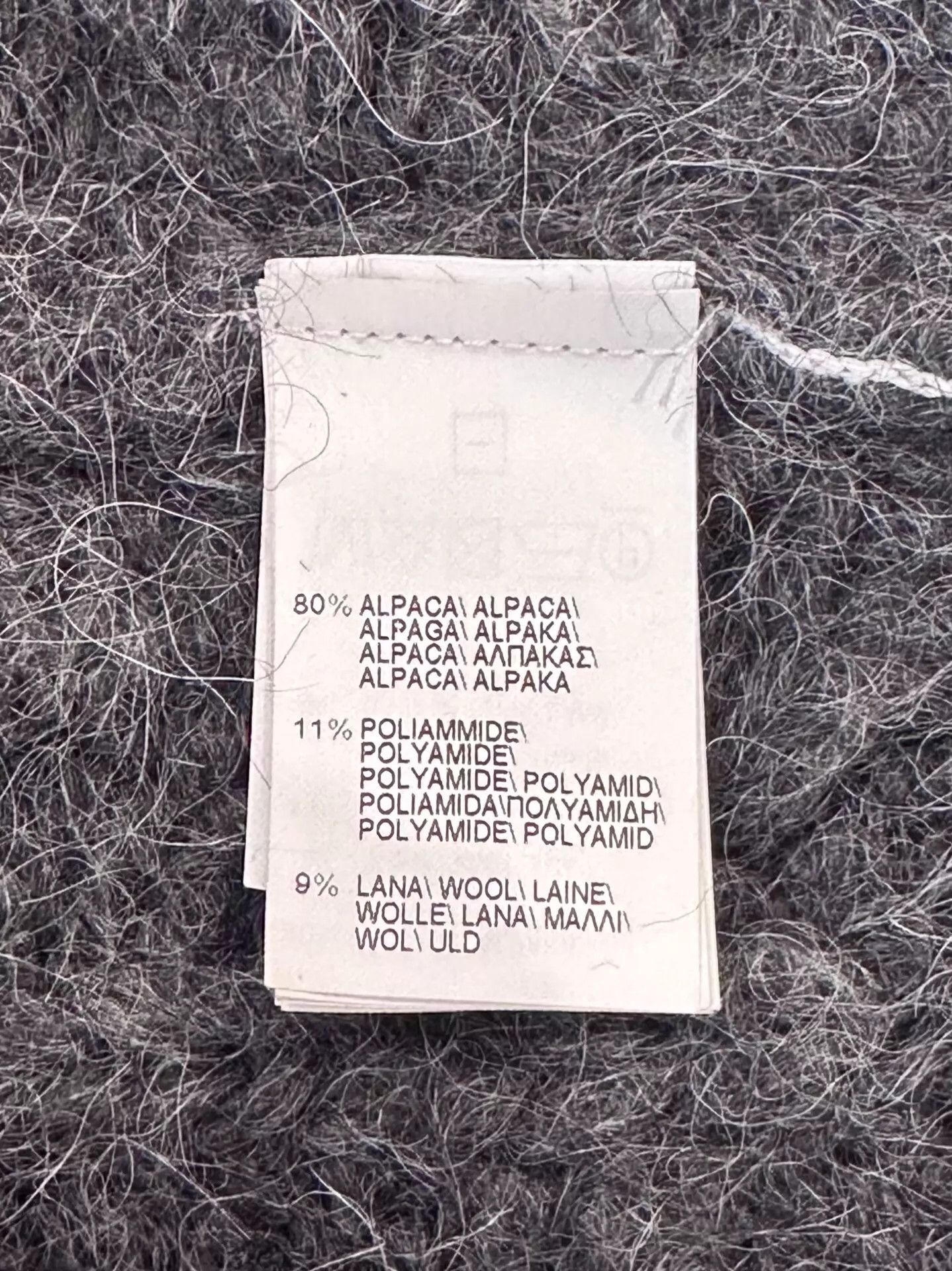 Brunello Cucinelli Brunello Cucinelli Women's Gray Alpaca Hooded Cable Knit Sweater S New Size S / US 4 / IT 40 - 8 Thumbnail