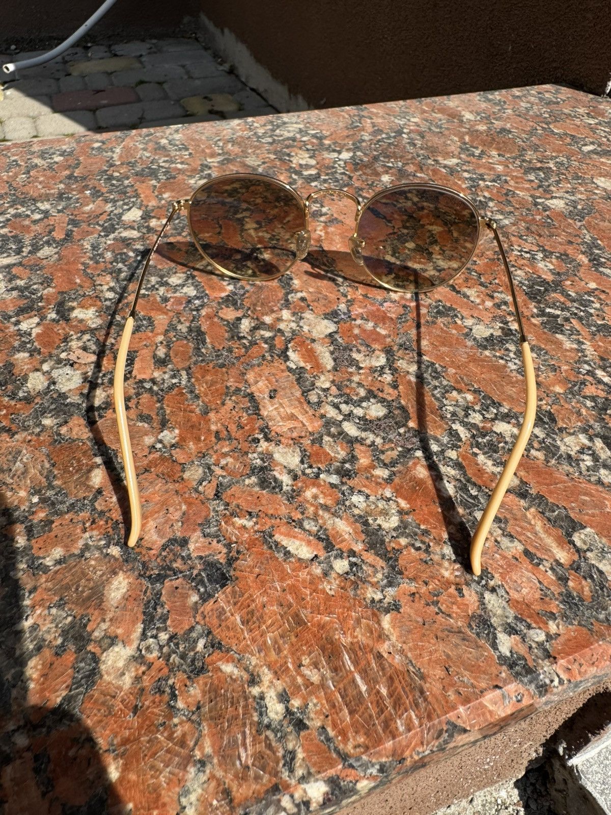 RayBan Ray Ben Sunglasses Metal Gold Frame Brown Gradient Size ONE SIZE - 10 Thumbnail