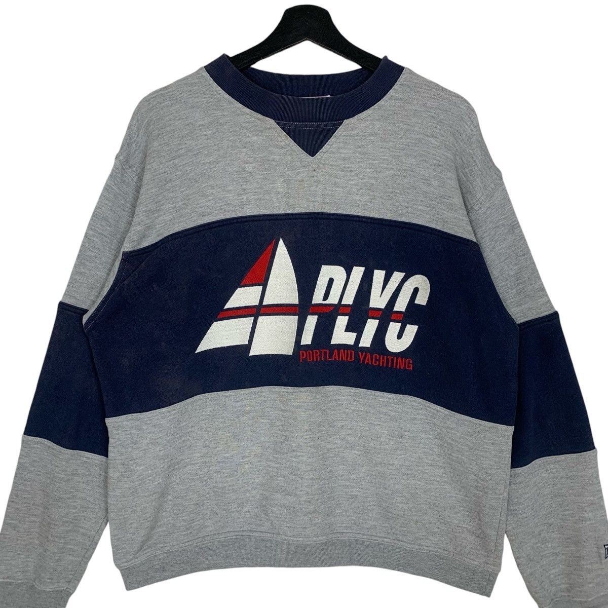 Japanese Brand × Vintage Vintage Port Land Yachting Club Team Japan brand Sweatshirt Size US M / EU 48-50 / 2 - 2 Thumbnail