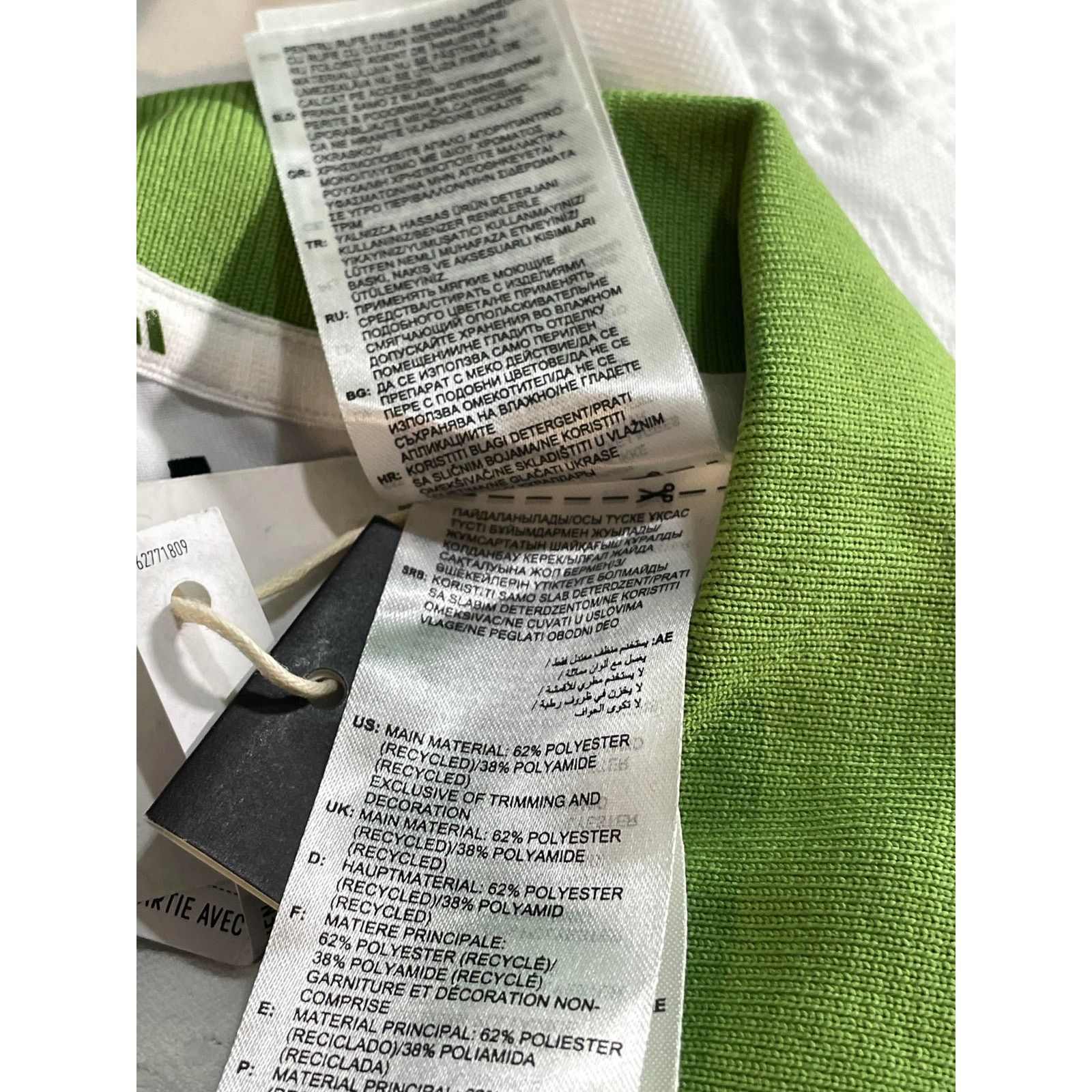 Bape Bape Adidas White & Green Button Up Polo Shirt Size US XS / EU 42 / 0 - 5 Thumbnail