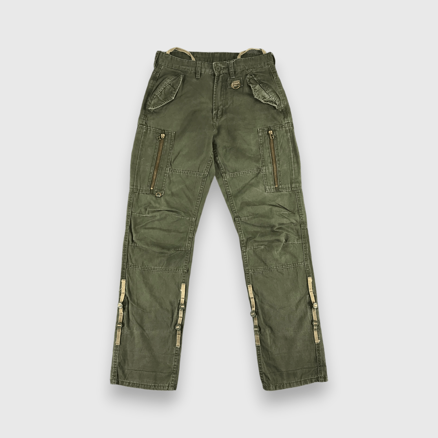 Japanese Brand Made in Heaven Multipocket Bondage Cargo Pant -J248 Size US 29 - 1 Thumbnail