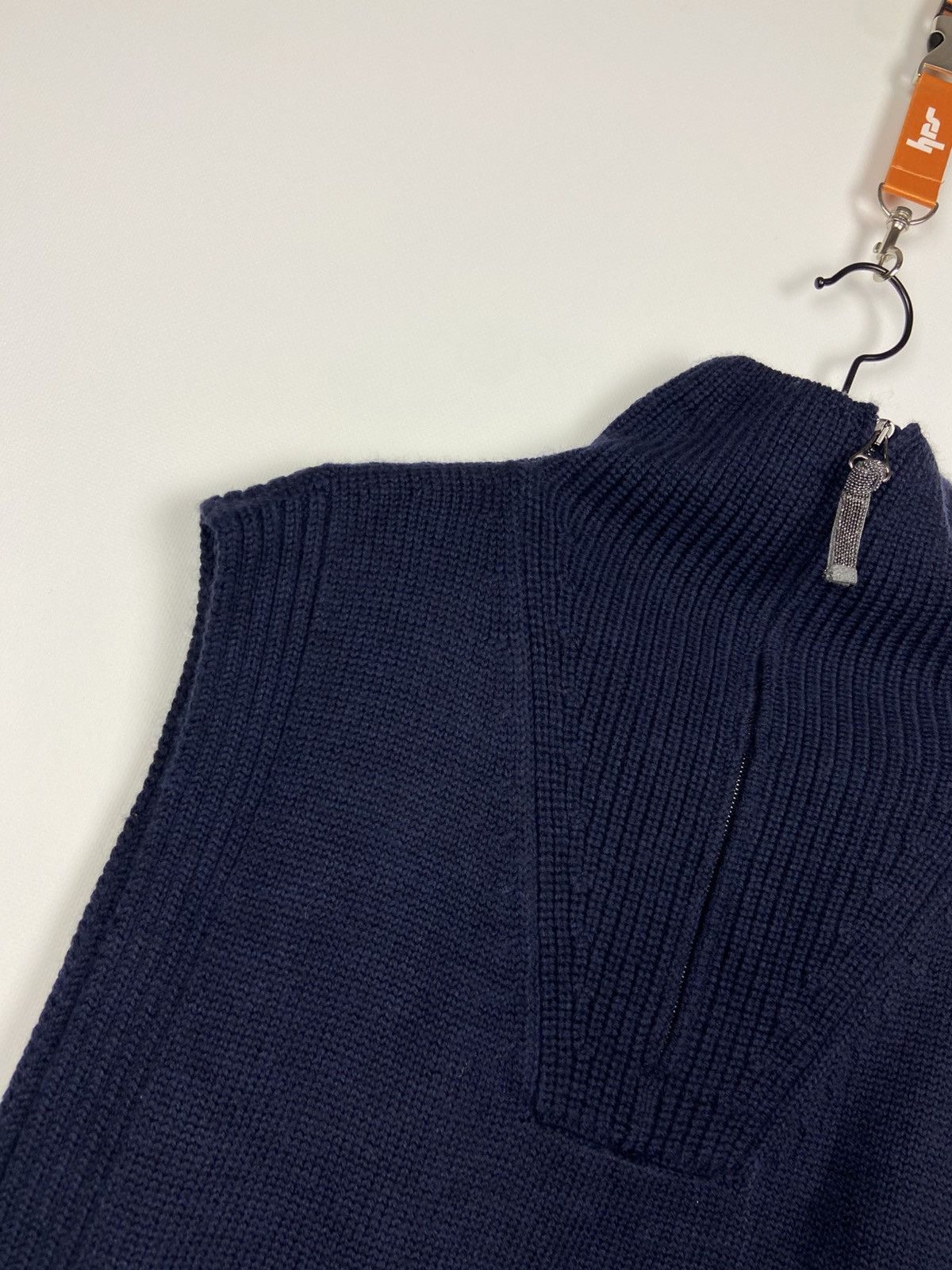 Designer × Fabiana Filippi Fabiana Filippi Sleeveless Roll-Neck Vest Blue Women’s Wool Size L / US 10 / IT 46 - 7 Thumbnail