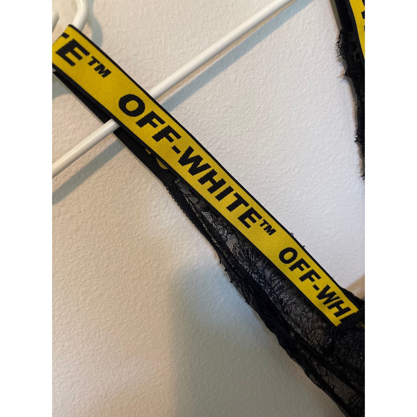 Off-White Off-White Black lace one piece bodysuit size 40 Size 27" / US 4 / IT 40 - 9 Thumbnail