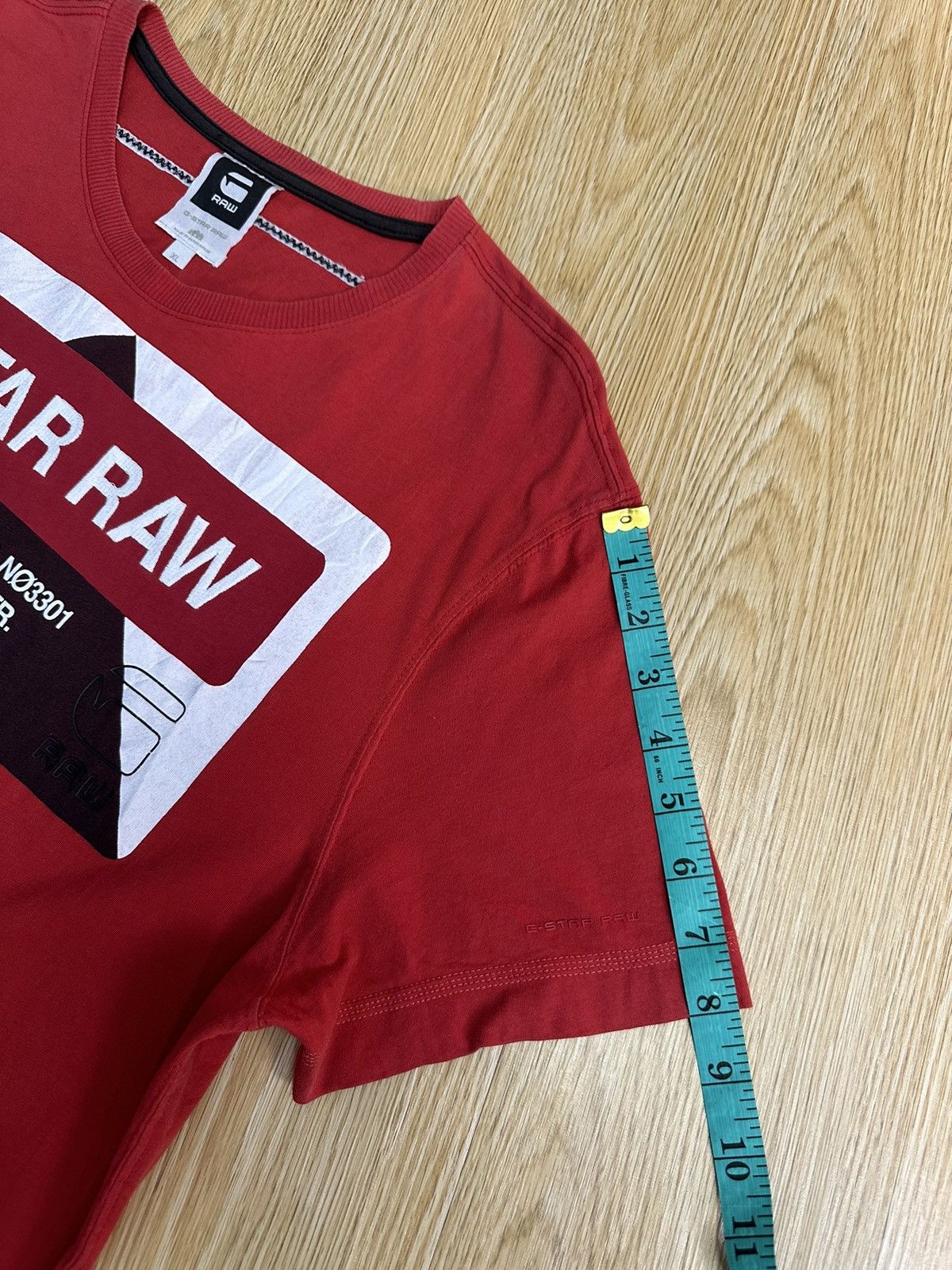 G-Star Gstar Raw Denim Tshirt A407 Size US XL / EU 56 / 4 - 9 Thumbnail