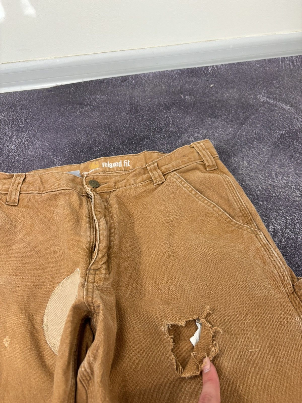 Carhartt Vintage Carhartt Work USA Hype Relaxed Fit Pants Jeans Size US 34 / EU 50 - 14 Thumbnail