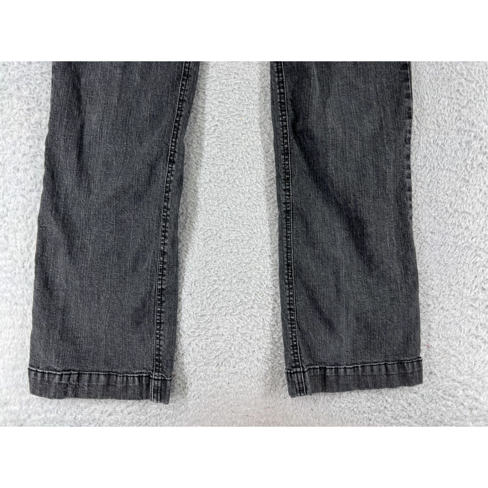 Vintage Ezekiel Womens Black Denim Jeans Bootcut 9 Slim Stretch Low Rise 5-Pocket Design Cotton Blend Size 30" / US 8 / IT 44 - 5 Thumbnail