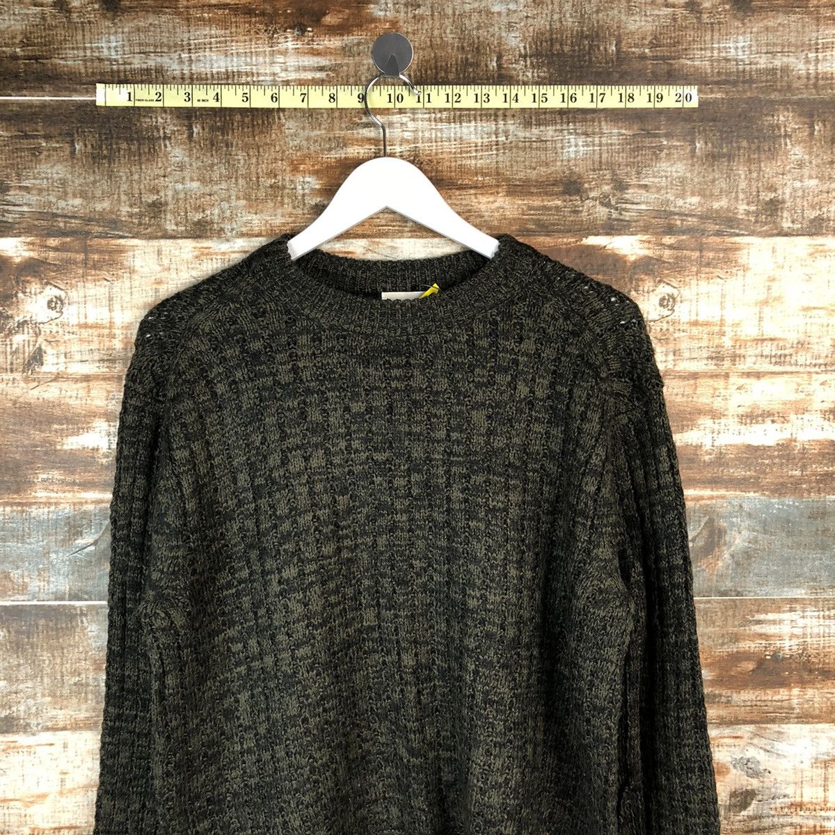 GU × Homespun Knitwear GU Black vintage japan Knitwear #A1730 Size US M / EU 48-50 / 2 - 2 Thumbnail
