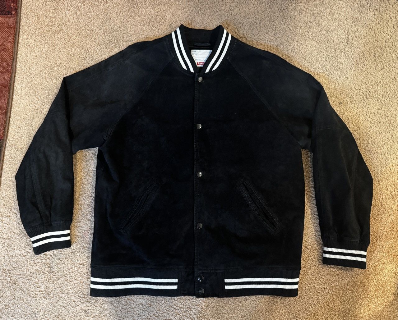 Supreme(シュプリーム) / 17SS/Suede Varsity Jacket/スタジャン/M