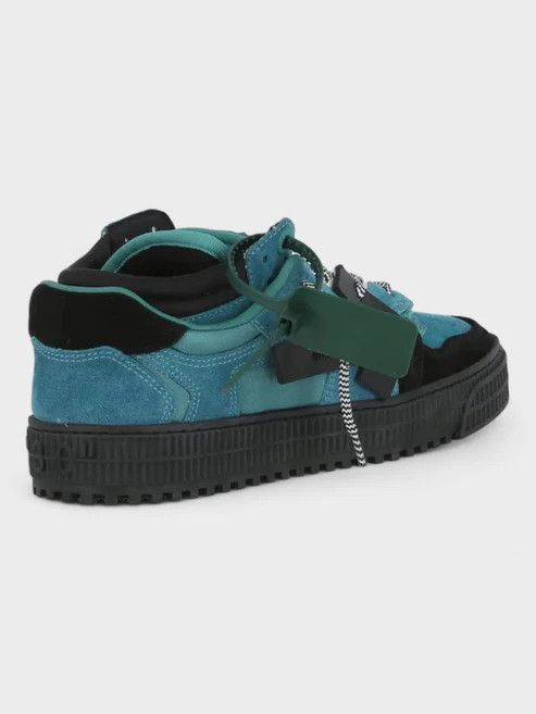 Off-White o1rshd1 Floating Arrow Suede Sneakers in Green Size US 12 / EU 45 - 4 Thumbnail